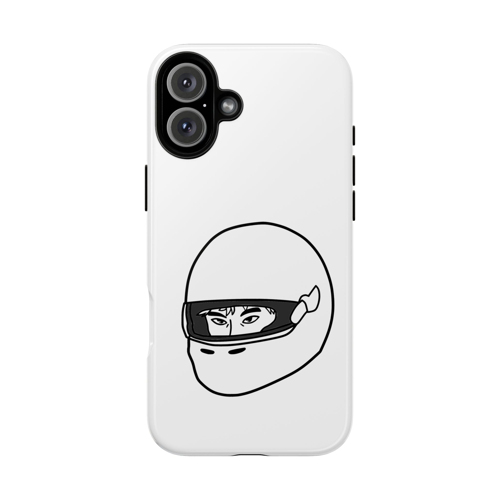 Stylish Phone Case with Racing Helmet Design | Tough Cases | Unique Gift, Motorcycle Enthusiast, Race Lover, Custom Accessory, Everyday Use