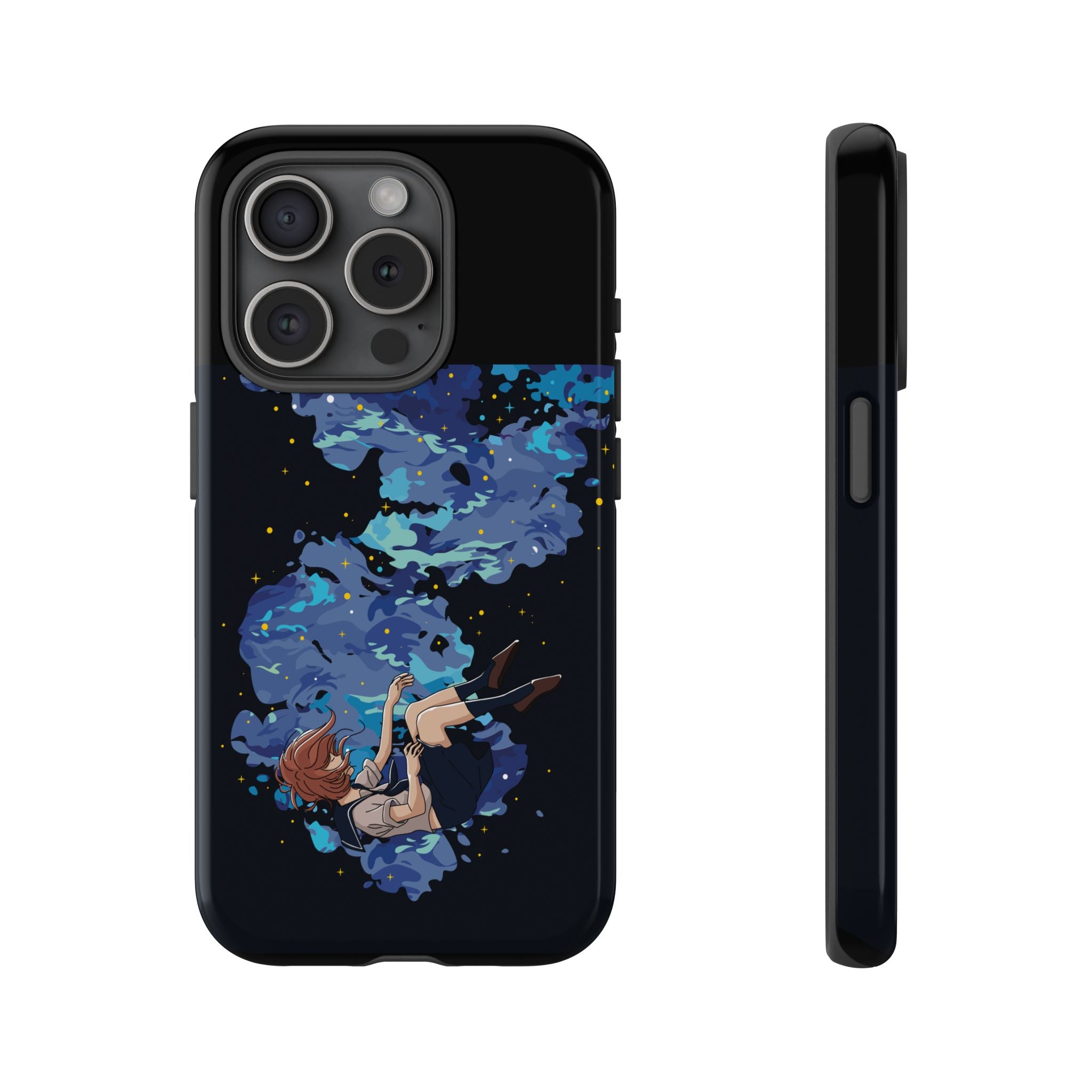 Tough Cases Phone Case - Artistic Galaxy Design, Cute Sleeve for Teens, Gift for Students, Unique Mobile Accessory, Trendy Tech Protection