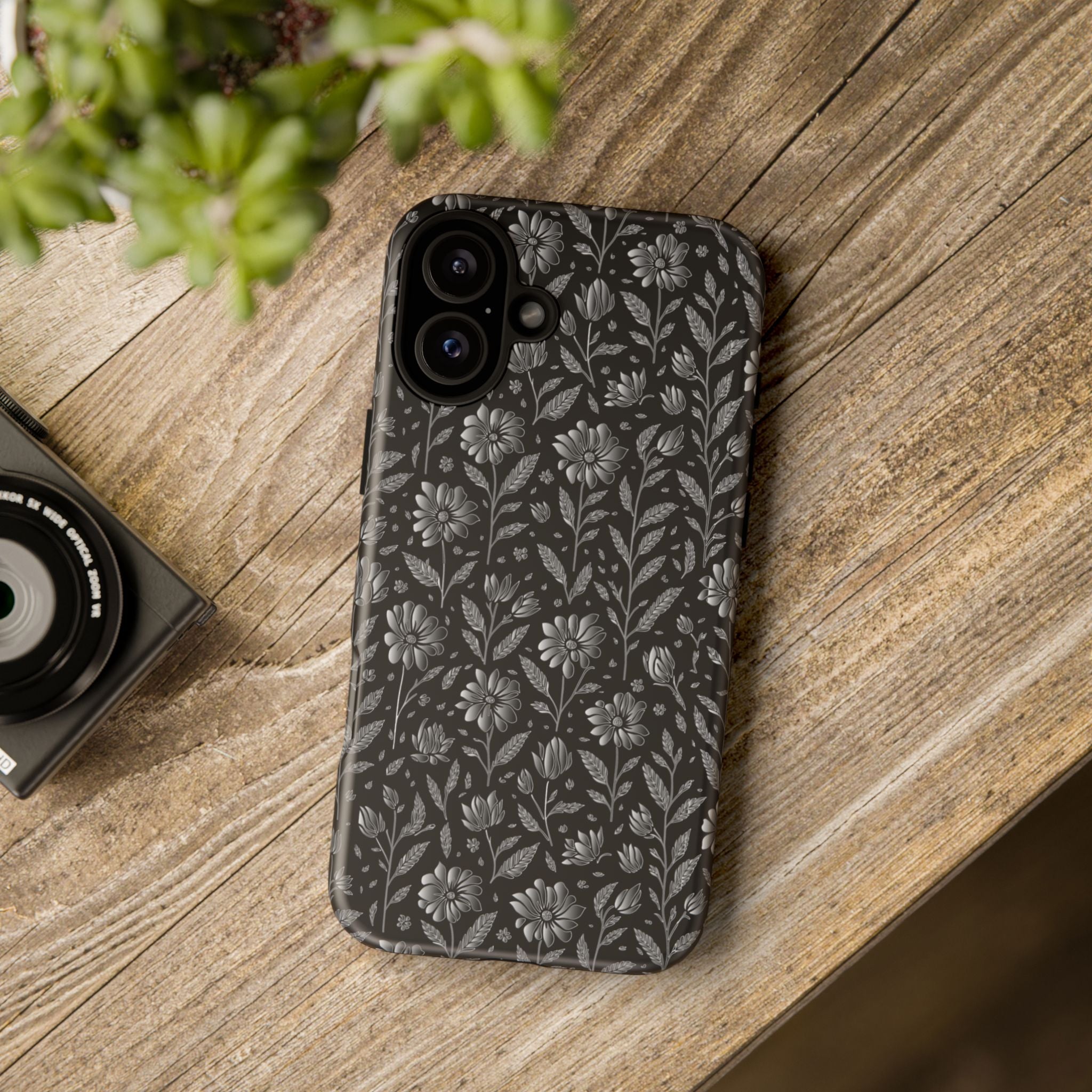 Stylish Floral Phone Case, Tough Floral Case, Botanical Phone Cover, Durable Floral Phone Protector, Gift for Her