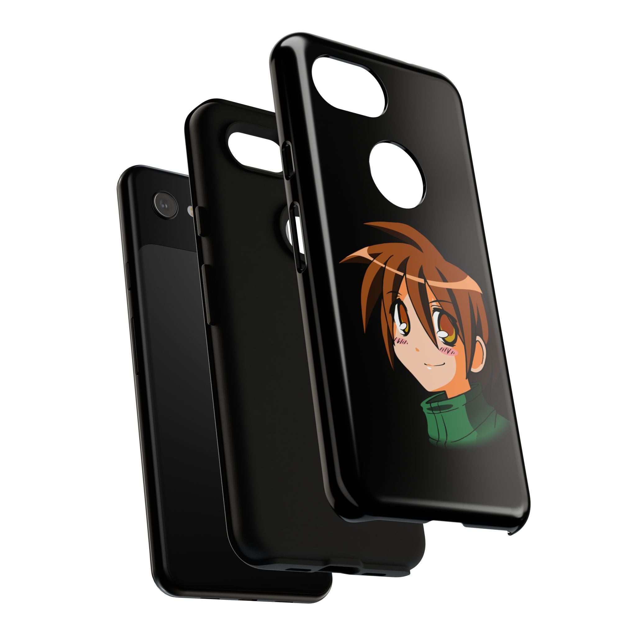Anime Character Phone Case, Cute Phone Cover, Tough Cases for Teens, Customizable Gift, Geeky Accessories