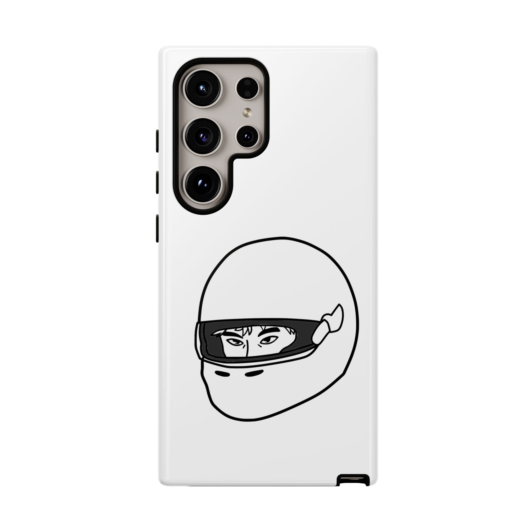Stylish Phone Case with Racing Helmet Design | Tough Cases | Unique Gift, Motorcycle Enthusiast, Race Lover, Custom Accessory, Everyday Use
