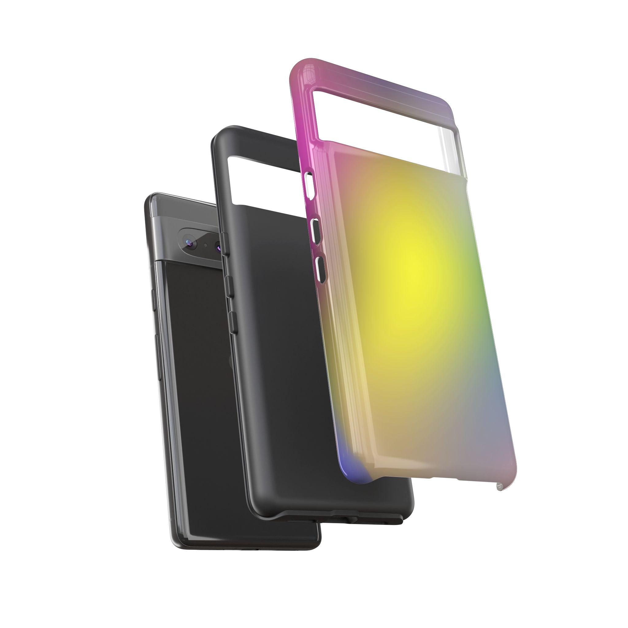 Colorful Tough Phone Case, Stylish Slim Cover, Durable Mobile Protection, Trendy Gift for Tech Lovers, Vibrant Phone Accessory