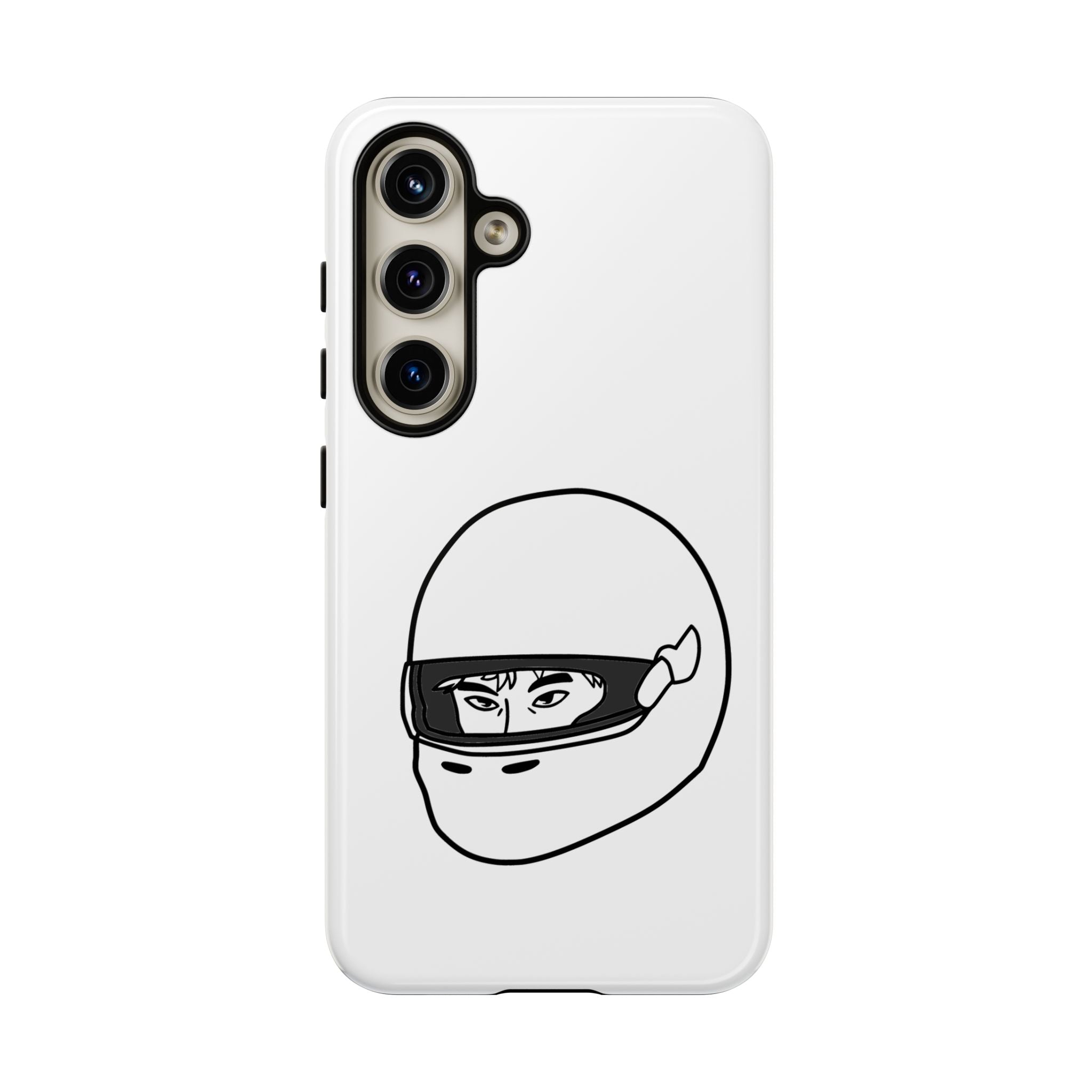 Stylish Phone Case with Racing Helmet Design | Tough Cases | Unique Gift, Motorcycle Enthusiast, Race Lover, Custom Accessory, Everyday Use