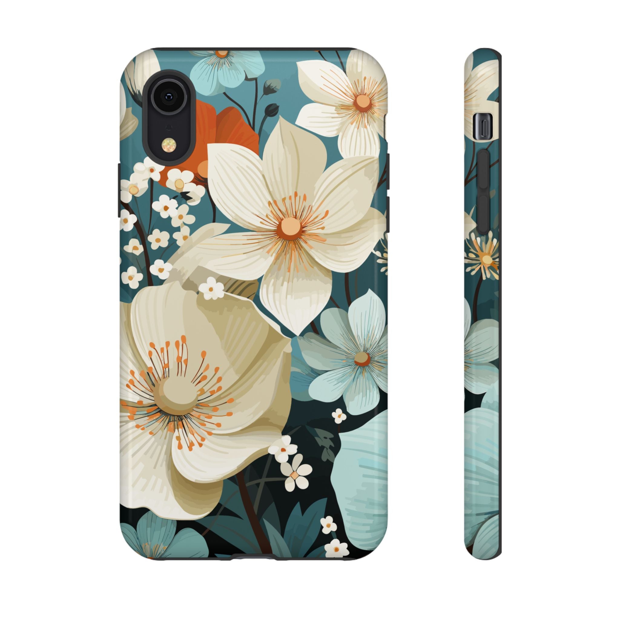 Floral Phone Case, Stylish Tough Cases with Botanical Design, Flower Print Phone Cover, Gifts for Nature Lovers, Eco-Friendly Mobile Cover