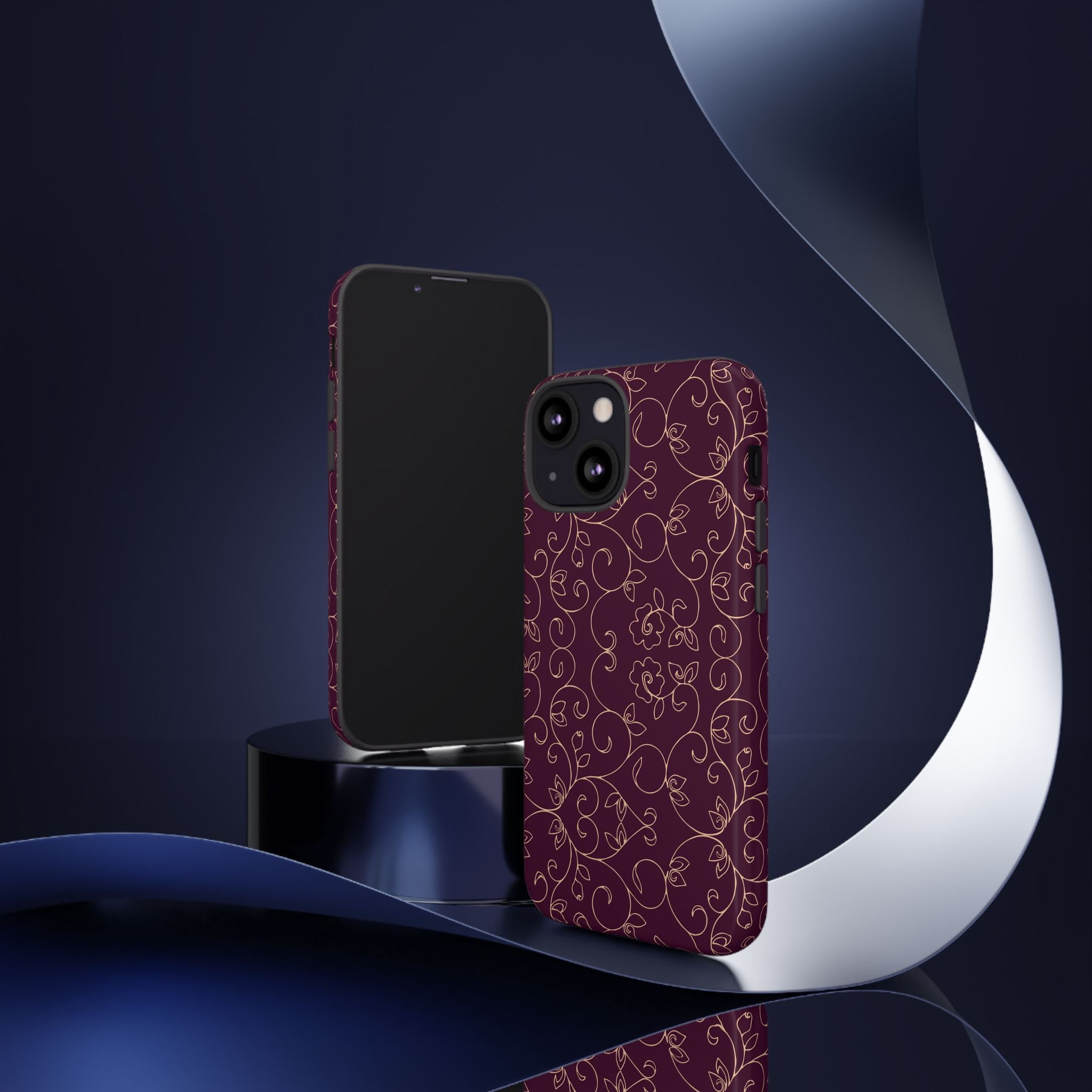 Elegant Floral Phone Case | Durable Mobile Cover, Gift for Her, Floral Design, Stylish Accessory, Phone Protection