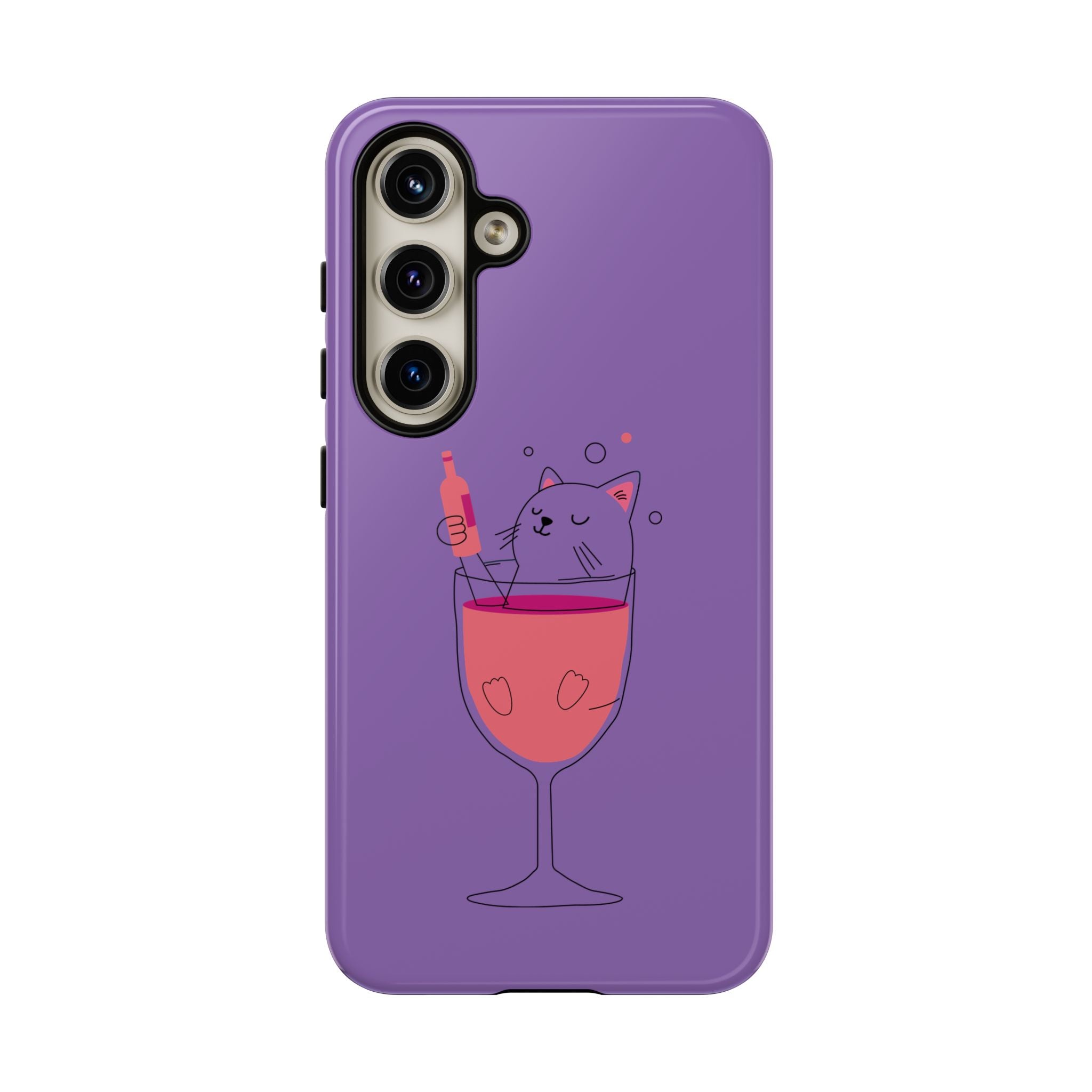 Cute Cat Phone Case, Fun Gift for Cat Lovers, Colorful Phone Cover, Pet Lover Accessory, Unique Cat Themed Case