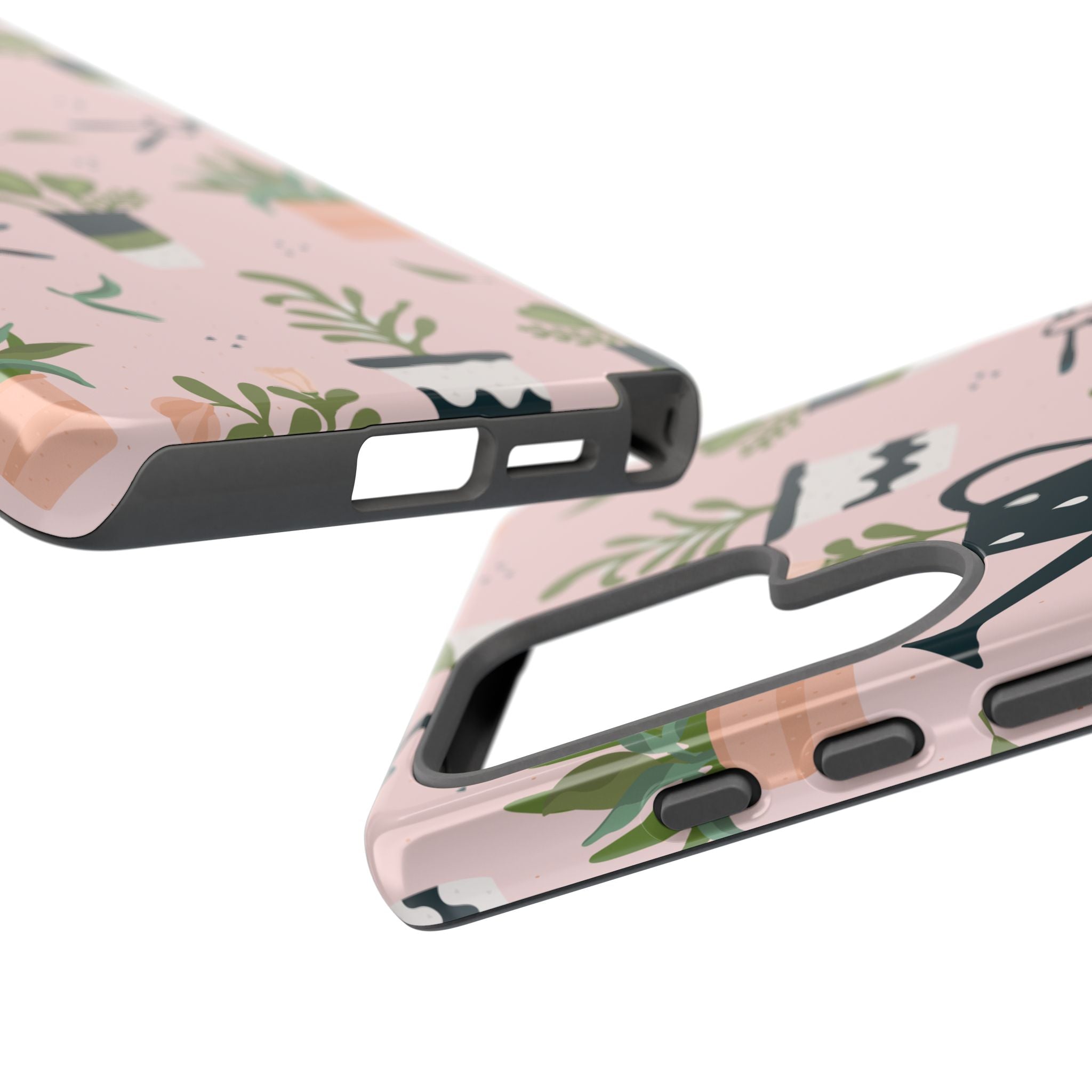 Floral Phone Case, Cute Plant Lover Case, Gift for Gardeners, Phone Cover, Green Thumb Accessories, Mother's Day Gift