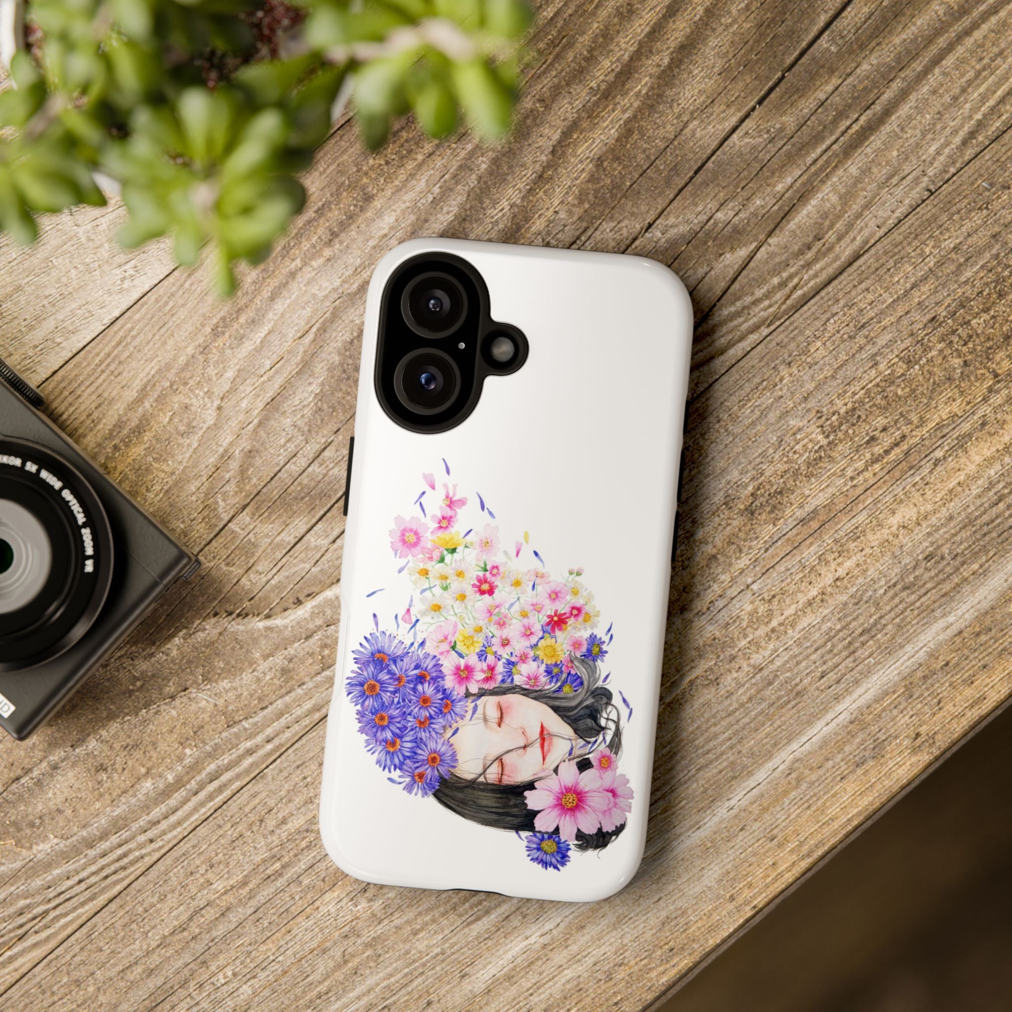 Floral Phone Case | Tough Cases | Cute Floral Design, Gift for Her, Spring Accessory, Mother's Day Gift, Stylish Protection