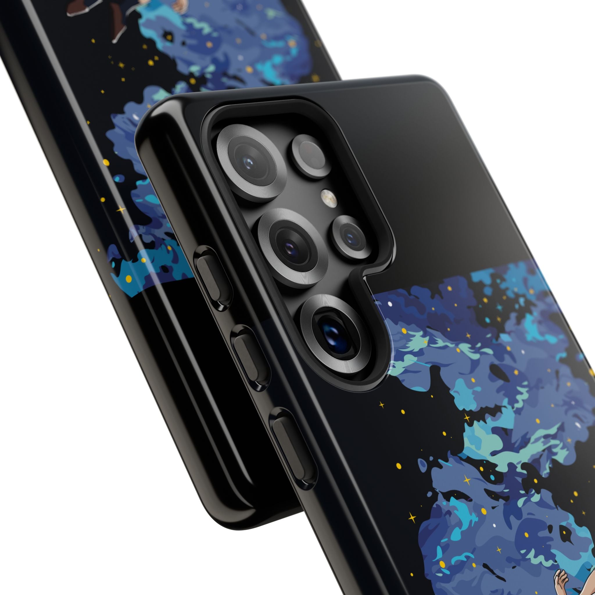 Tough Cases Phone Case - Artistic Galaxy Design, Cute Sleeve for Teens, Gift for Students, Unique Mobile Accessory, Trendy Tech Protection
