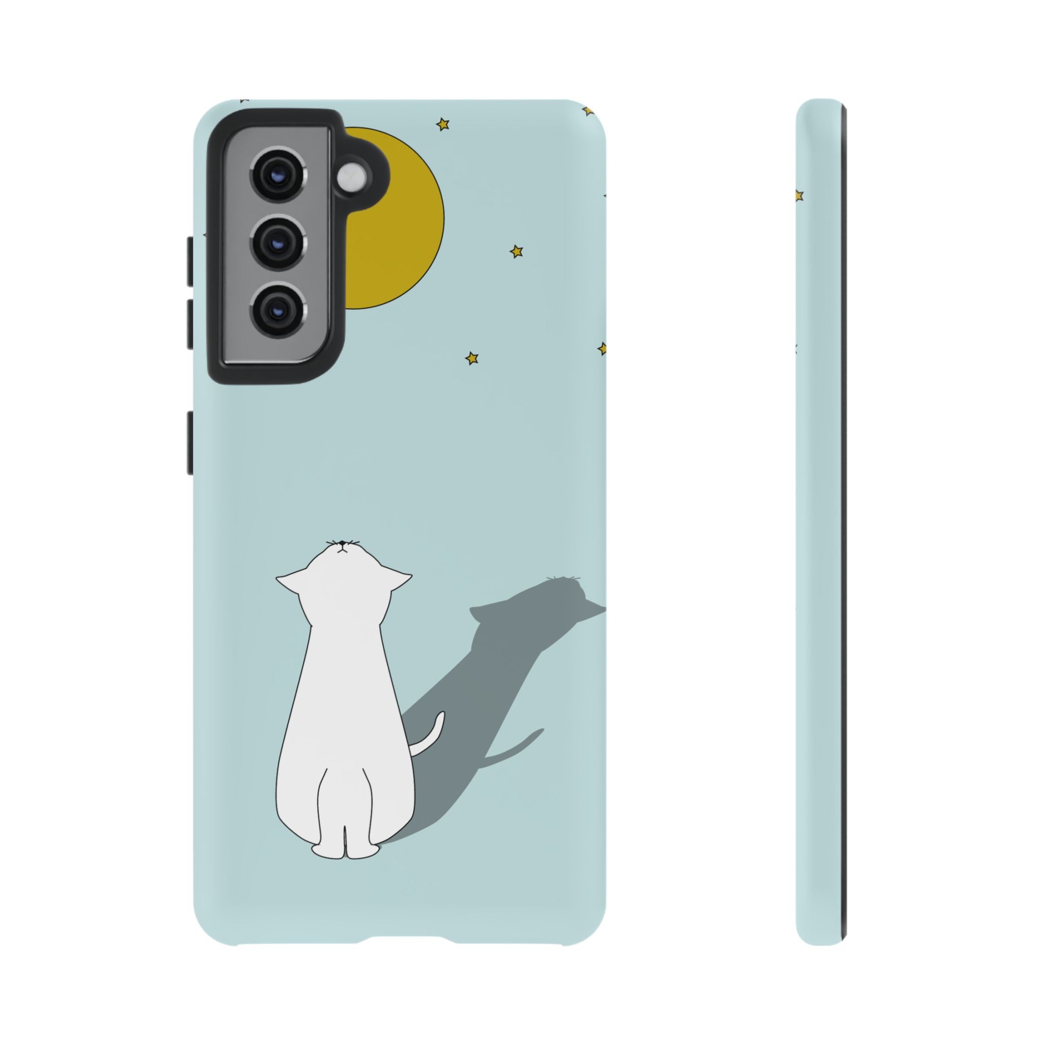 Cute Cat Phone Case, Tough Phone Cover, Pet Lover Gift, Unique Case, Animal Decor, Birthday Gift