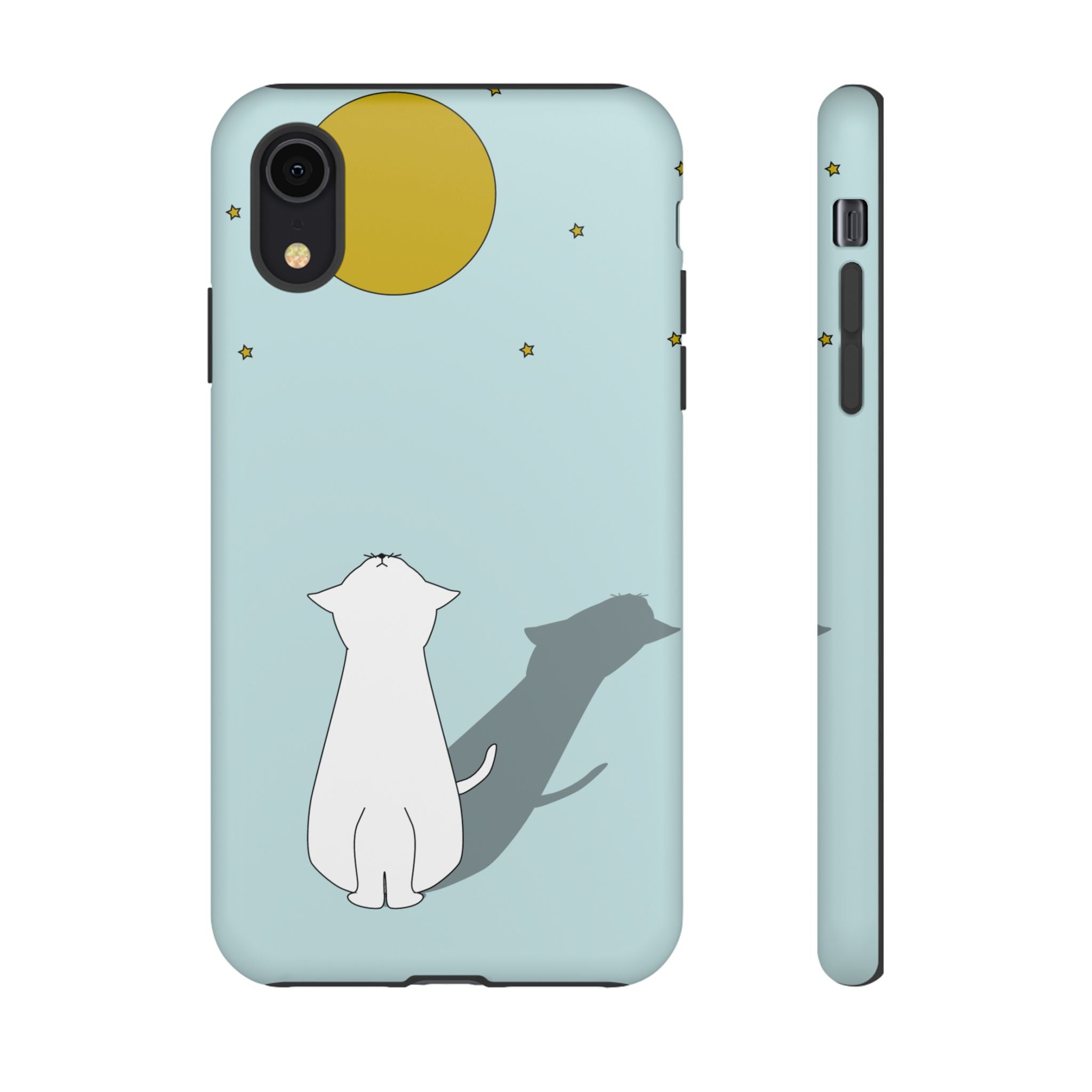 Cute Cat Phone Case, Tough Phone Cover, Pet Lover Gift, Unique Case, Animal Decor, Birthday Gift