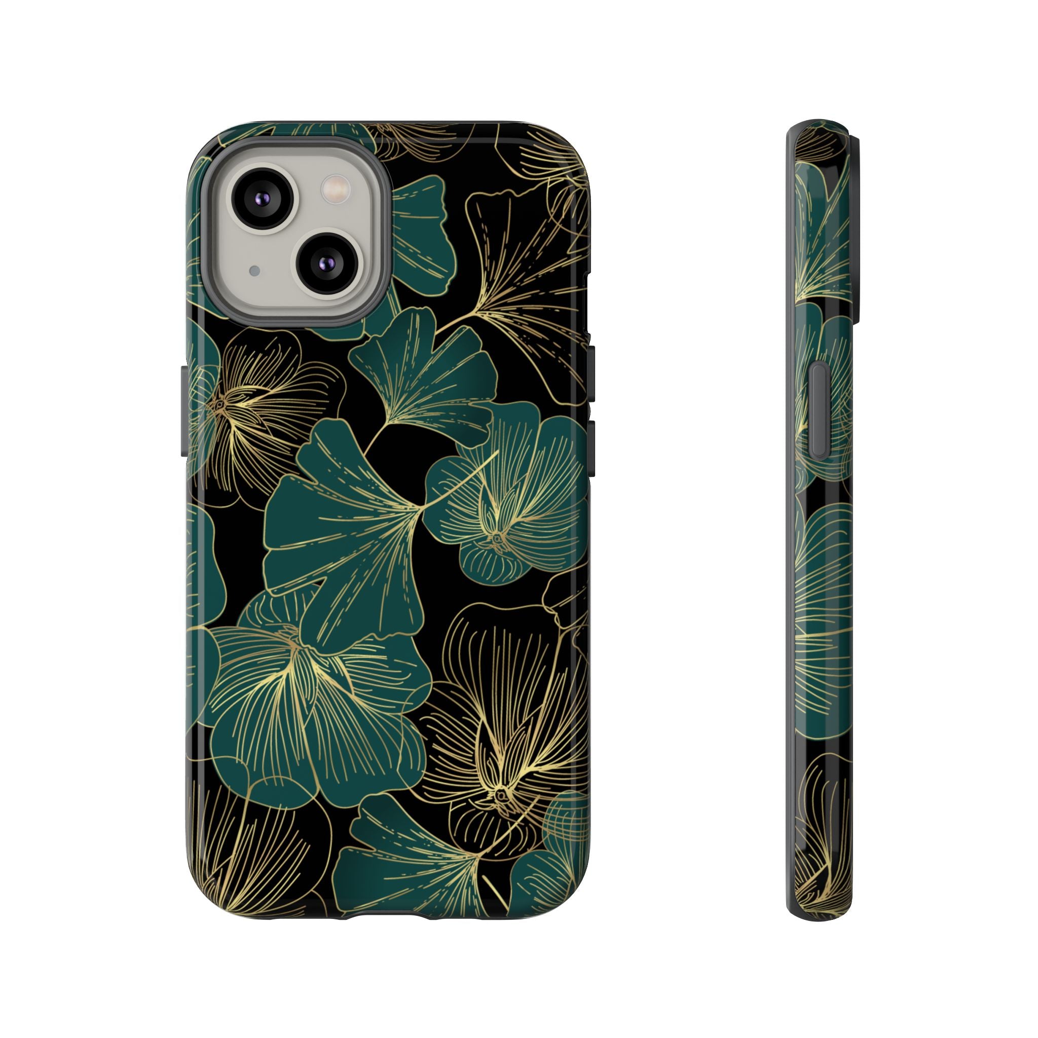 Floral Phone Case - Tough Cases, Protective Cover, Stylish Accessory, Gift for Her, Nature-Inspired Design