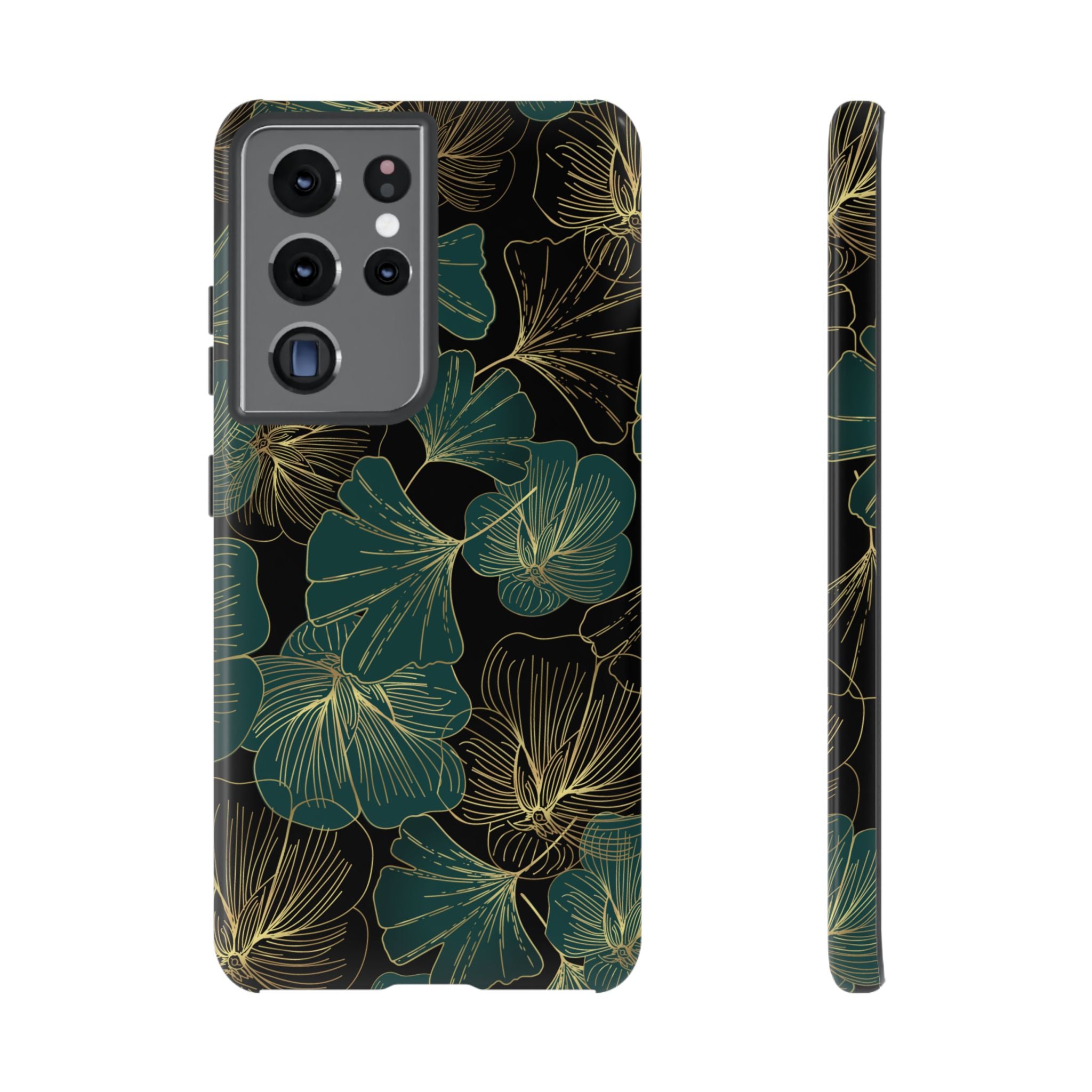 Floral Phone Case - Tough Cases, Protective Cover, Stylish Accessory, Gift for Her, Nature-Inspired Design