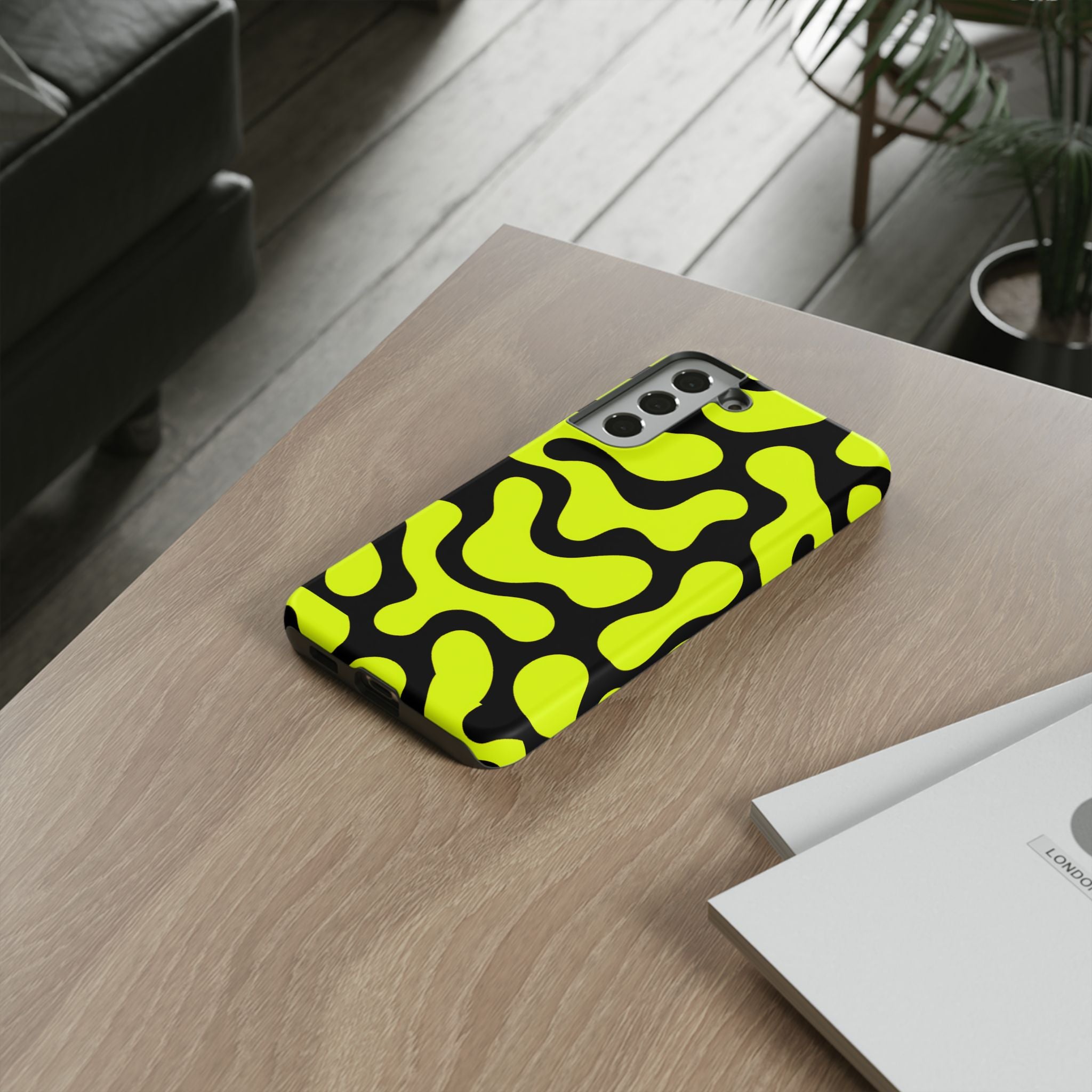 Bold Pattern Phone Case, Stylish Protective Cover, Unique Gift for Tech Lovers, Trendy Mobile Accessory, Rejuvenate Your Style