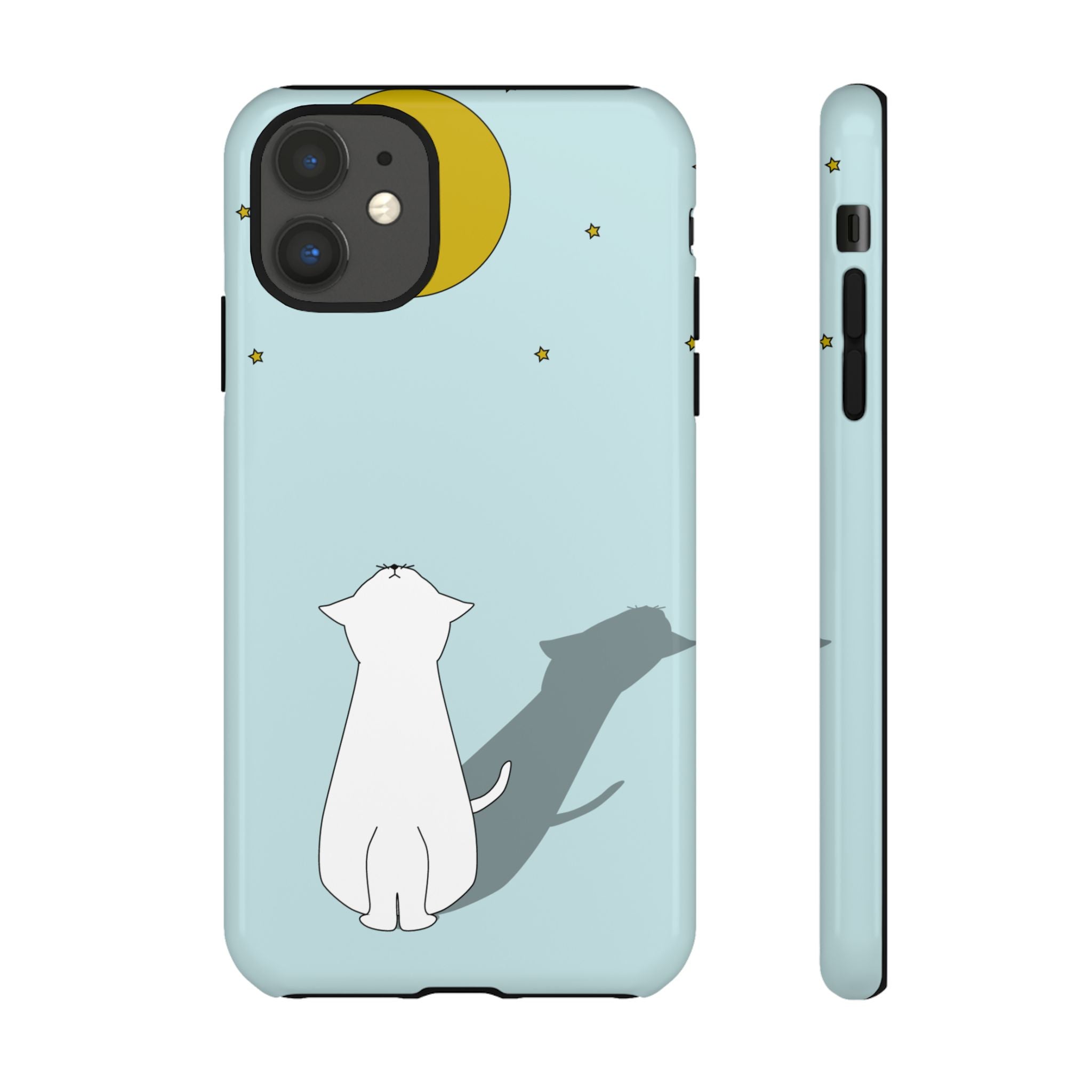 Cute Cat Phone Case, Tough Phone Cover, Pet Lover Gift, Unique Case, Animal Decor, Birthday Gift