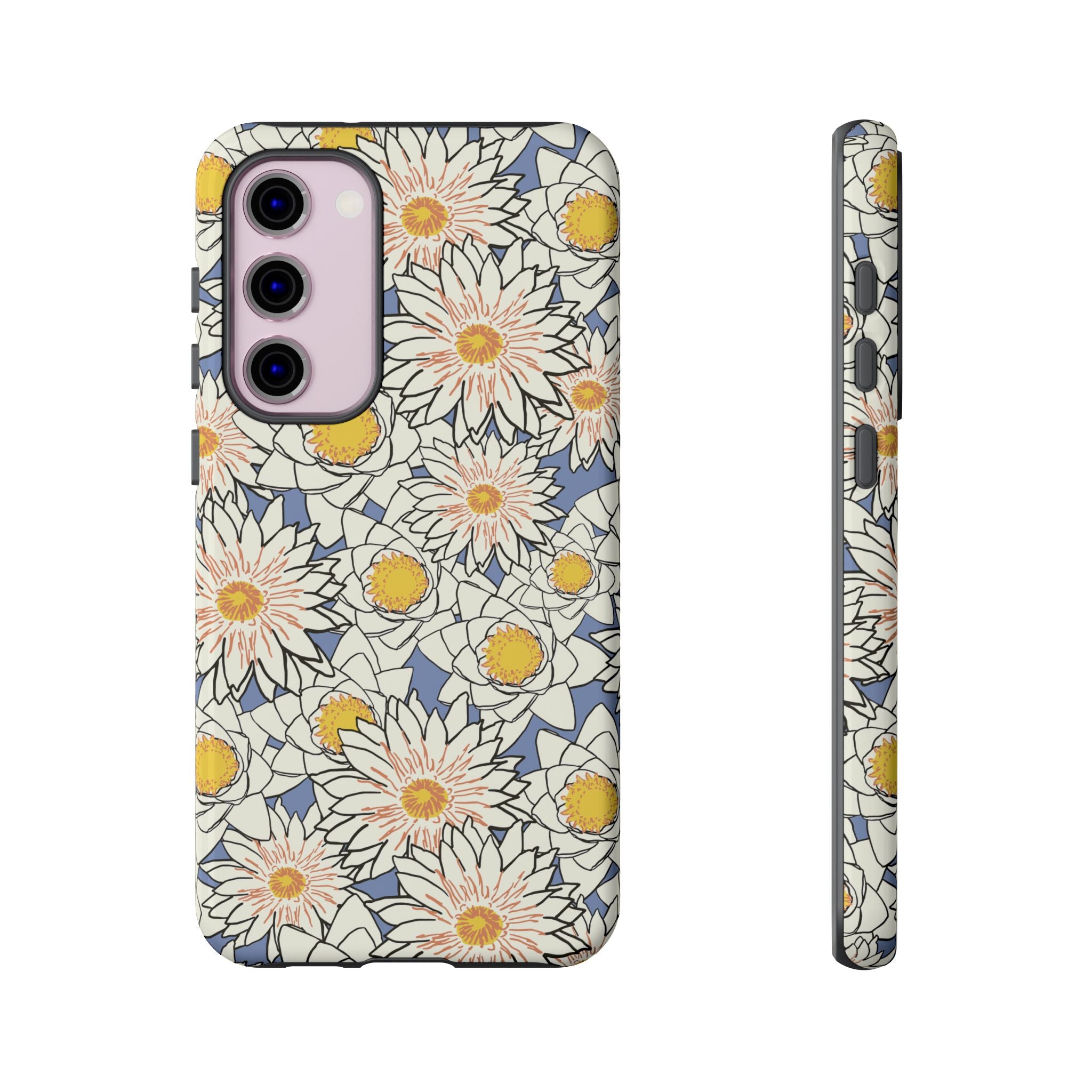 Stylish Phone Case, Floral Protective Cover, Gift for Nature Lovers, Trendy Tech Accessory, Customizable Phone Case