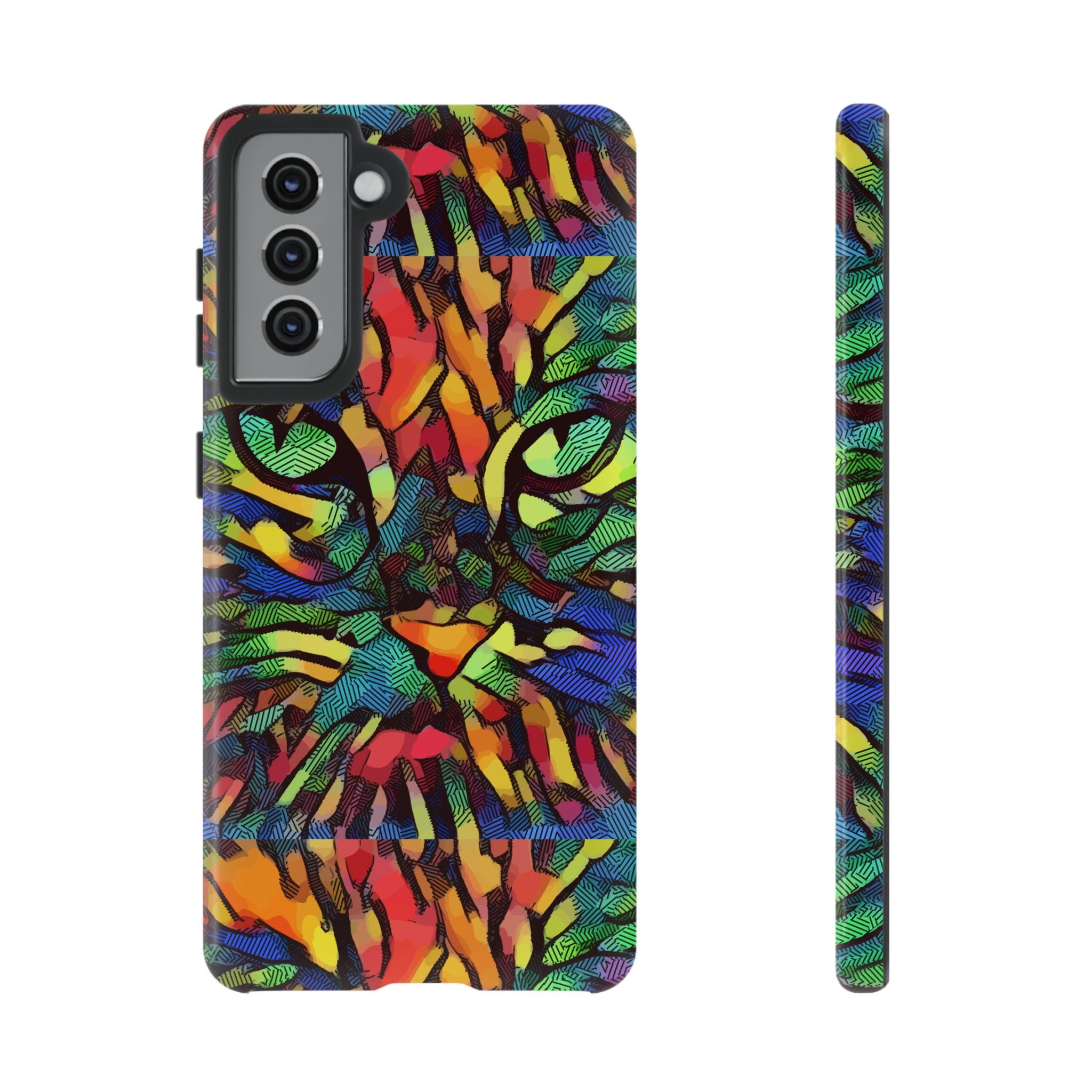 Colorful Phone Cases for Vibrant Style - Tough Cases, Unique Gifts, Animal Print, Artistic Design, Phone Accessories, Eco-Friendly