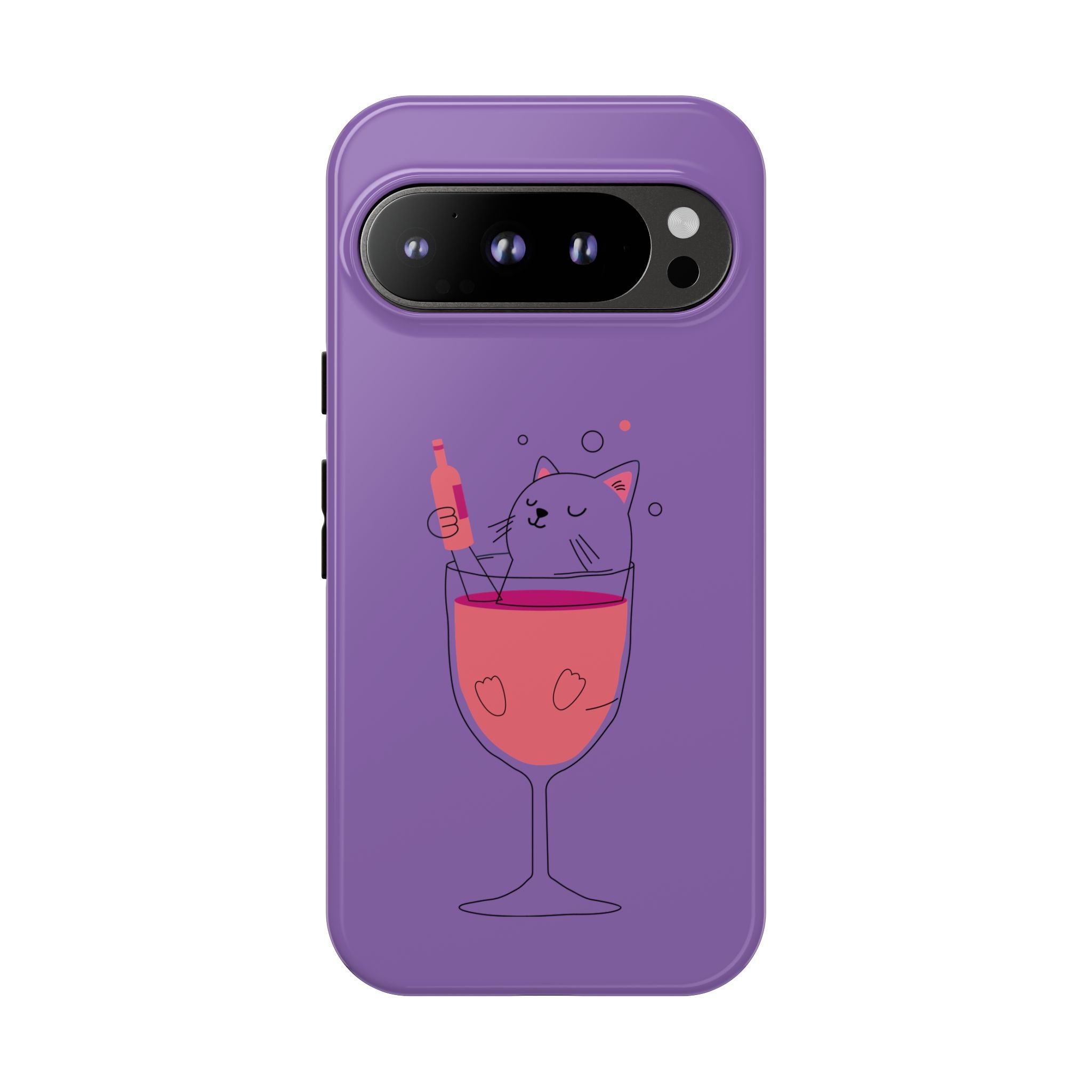 Cute Cat Phone Case, Fun Gift for Cat Lovers, Colorful Phone Cover, Pet Lover Accessory, Unique Cat Themed Case