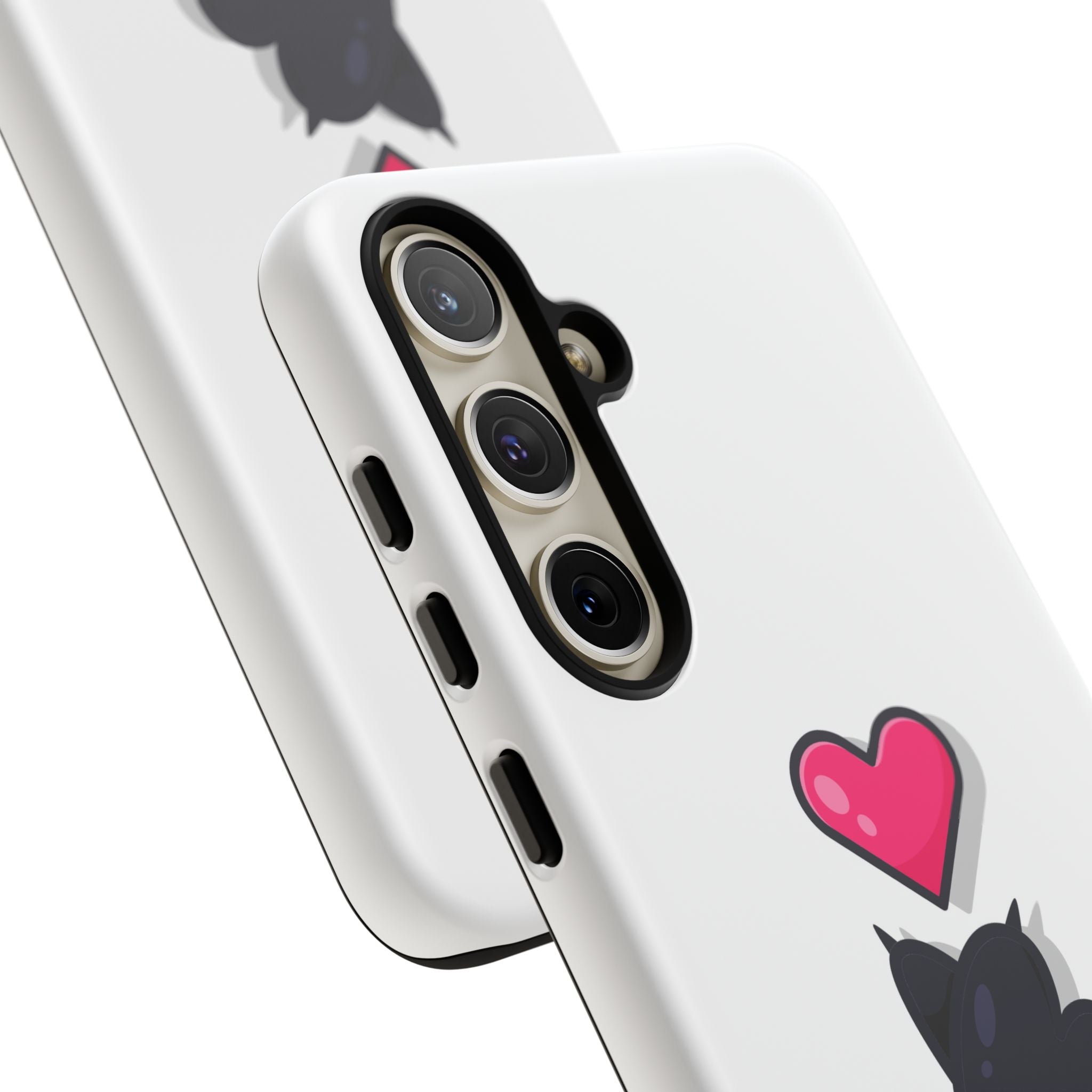 Cute Cat Love Phone Case, Tough Cell Phone Cover, Animal Lover Gifts, Pet Parent Accessories, Valentine's Day Essentials