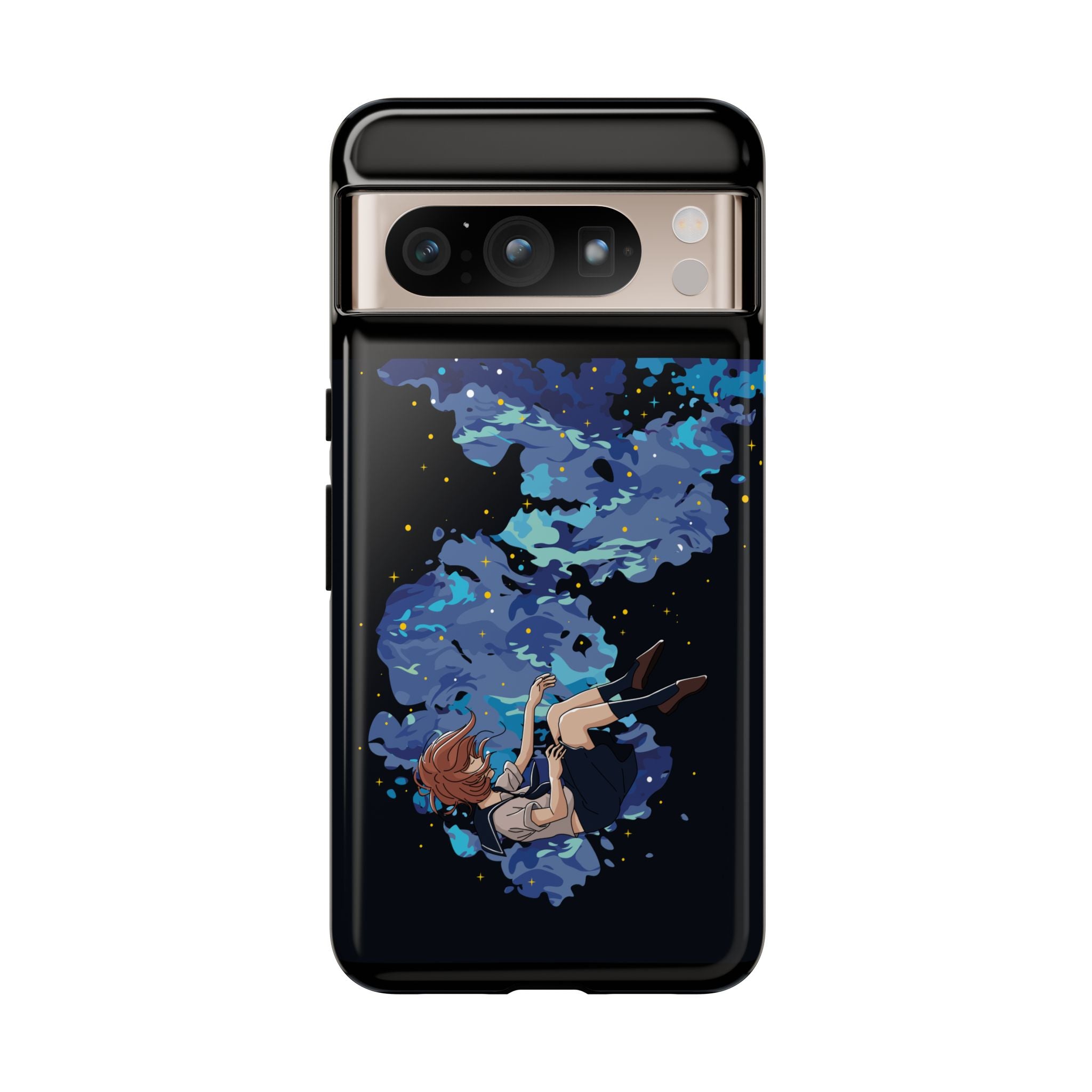 Tough Cases Phone Case - Artistic Galaxy Design, Cute Sleeve for Teens, Gift for Students, Unique Mobile Accessory, Trendy Tech Protection
