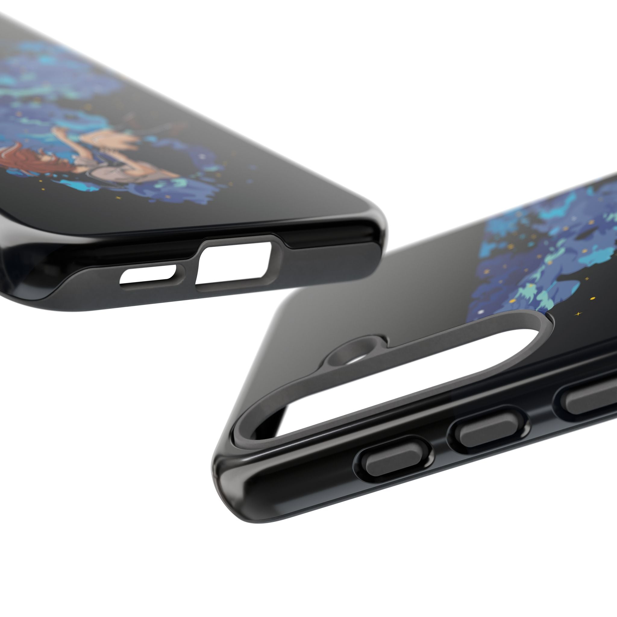 Tough Cases Phone Case - Artistic Galaxy Design, Cute Sleeve for Teens, Gift for Students, Unique Mobile Accessory, Trendy Tech Protection