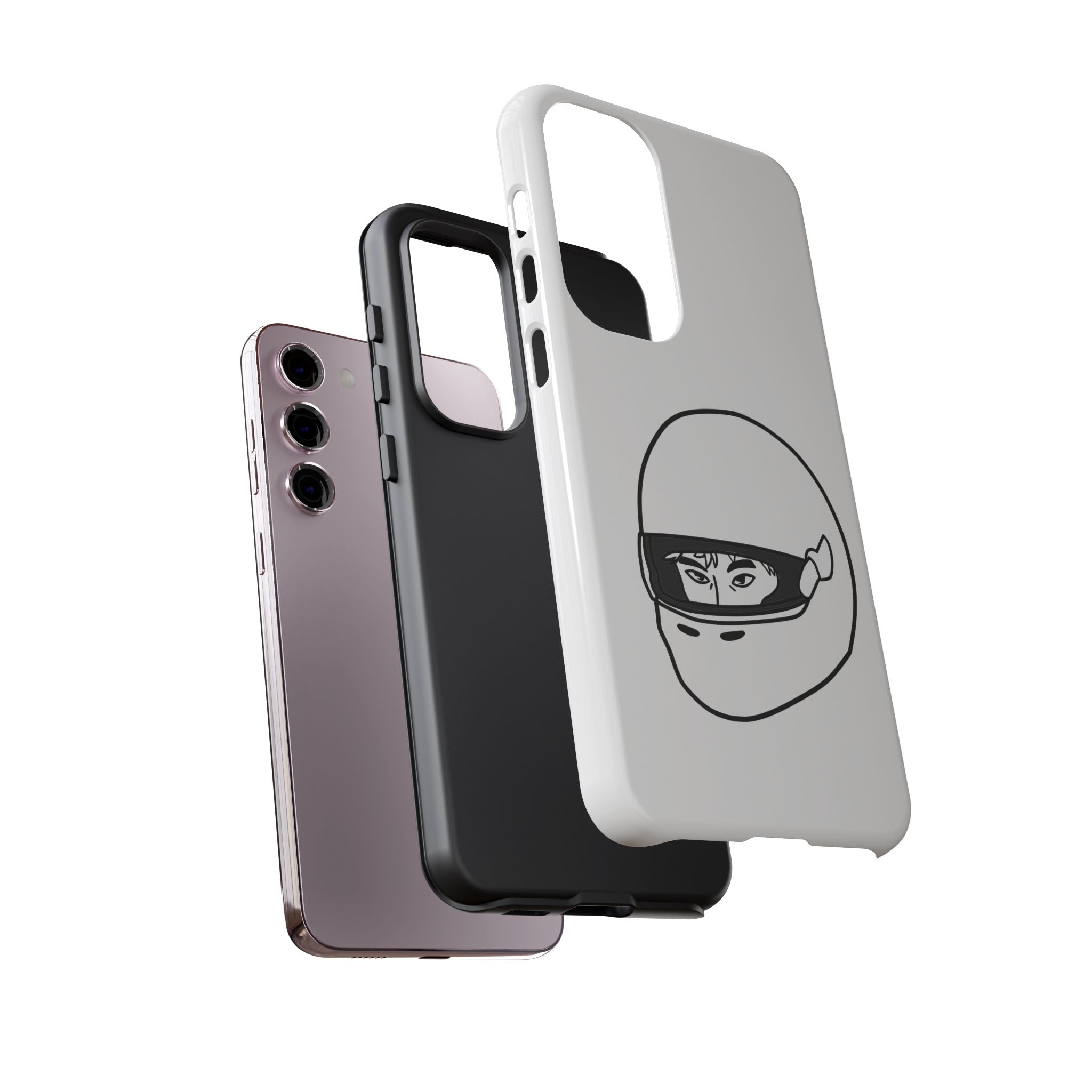Stylish Phone Case with Racing Helmet Design | Tough Cases | Unique Gift, Motorcycle Enthusiast, Race Lover, Custom Accessory, Everyday Use