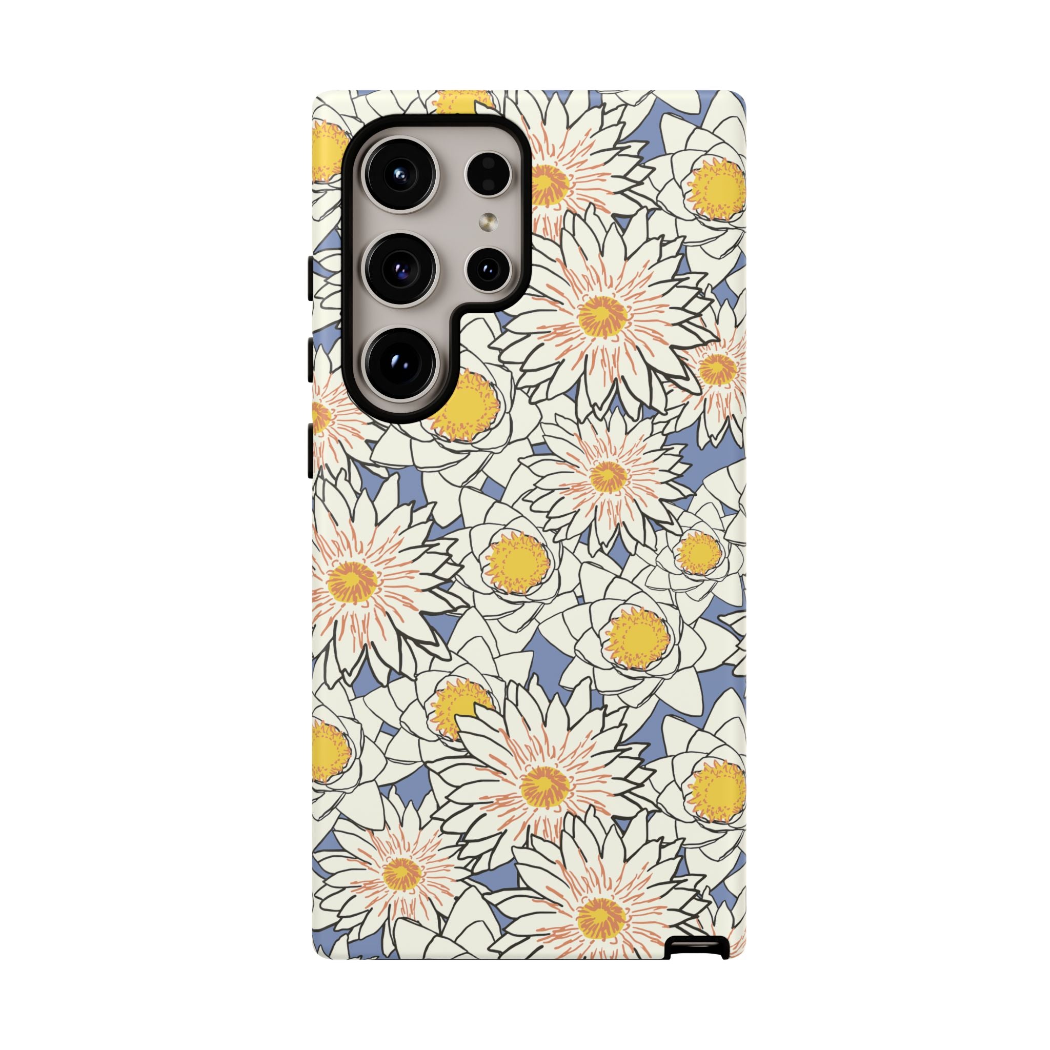 Stylish Phone Case, Floral Protective Cover, Gift for Nature Lovers, Trendy Tech Accessory, Customizable Phone Case