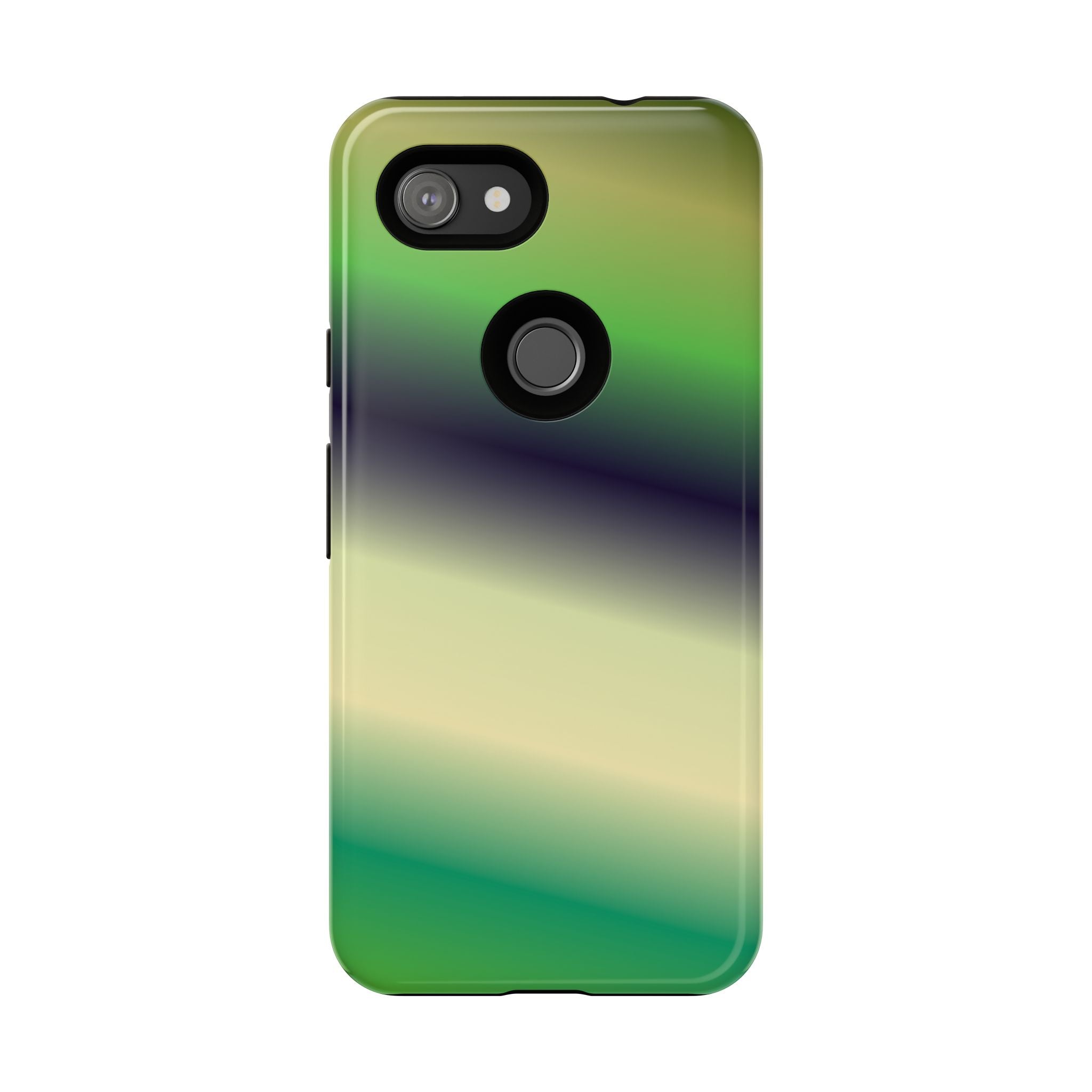 Gradient Phone Case - Tough Cases, Unique Cell Phone Cover, Stylish Tech Accessories, Green and Black Gradient, Perfect Gift