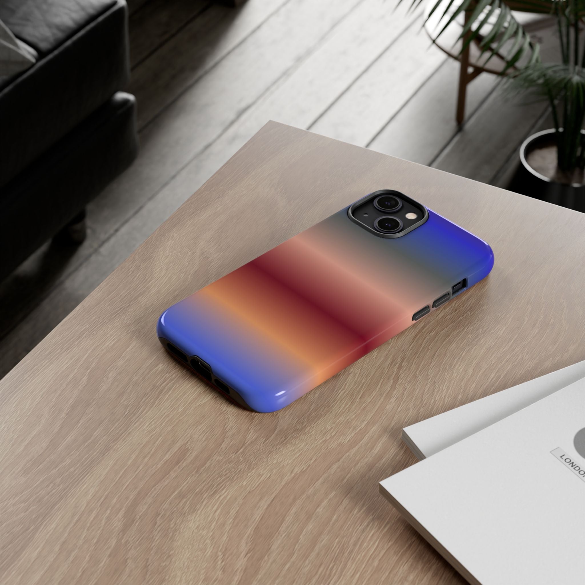 Gradient Phone Case, Tough Cases for iPhone, Stylish Phone Cover, Modern Gradient Design, Durable Protective Case, Gift for Tech Lovers