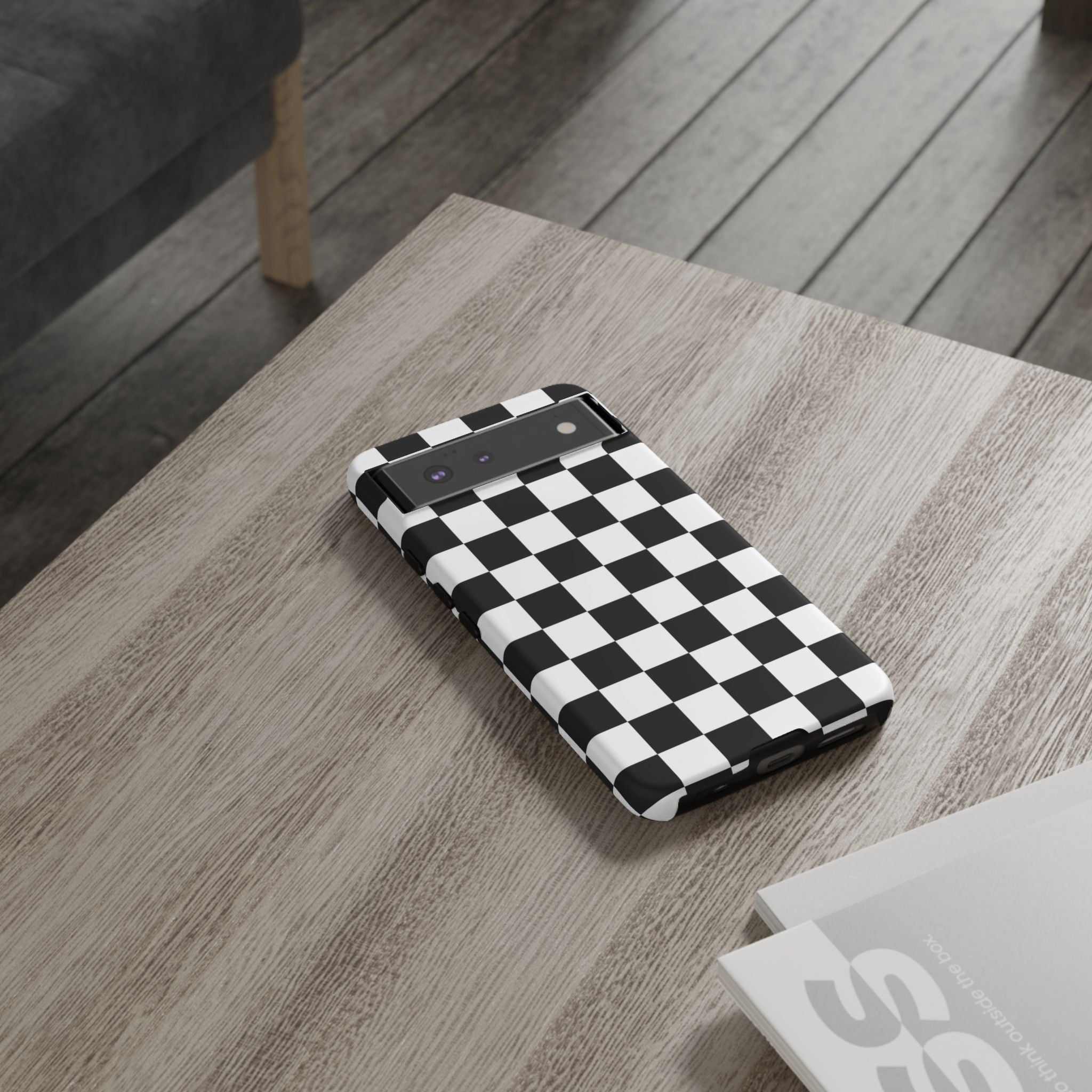 Stylish Checkered Phone Case | Trendy Protective Cover for iPhone, Gift for Teens, Fashion Accessory, Unique Design for All Occasions