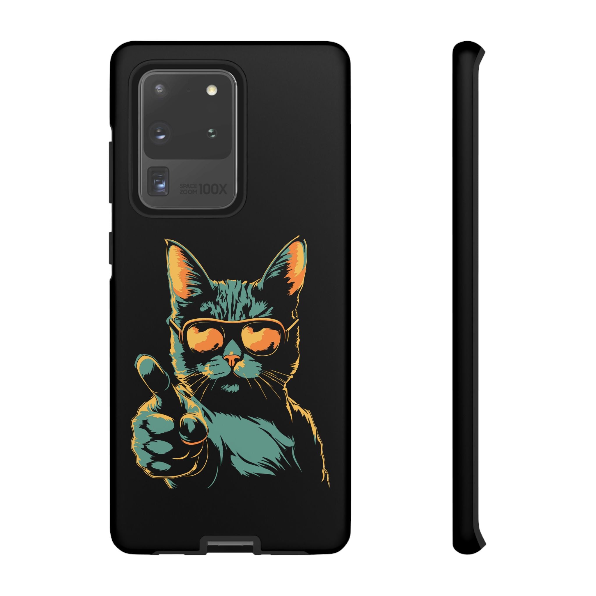 Cool Cat Phone Case, Stylish Phone Cover, Pet Lover Gift, Cute Cat Design, Fun Cat Accessories