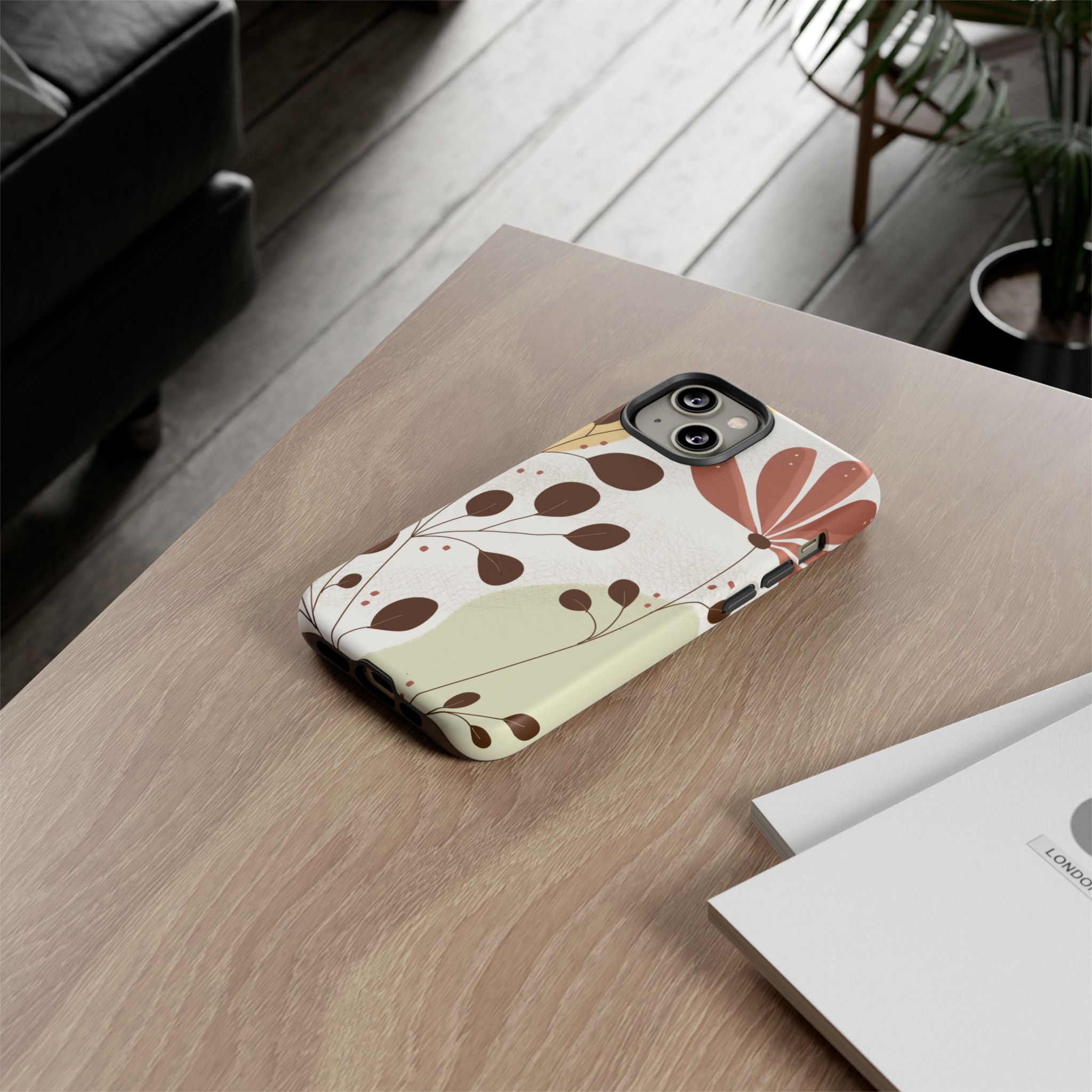 Floral Phone Case - Stylish Tough Cases for Women, Trendy Phone Cover, Gift for Her, Birthday Present, Everyday Use