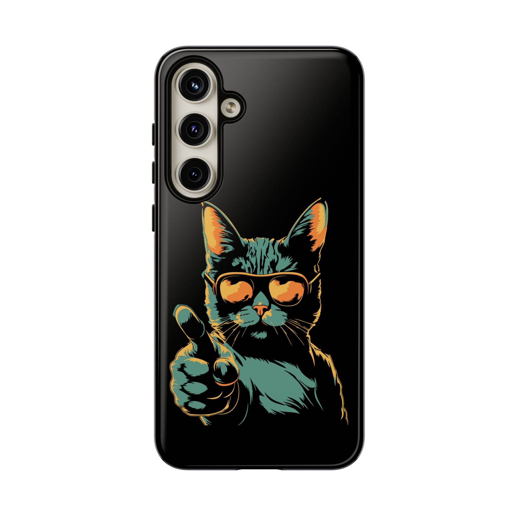 Cool Cat Phone Case, Stylish Phone Cover, Pet Lover Gift, Cute Cat Design, Fun Cat Accessories