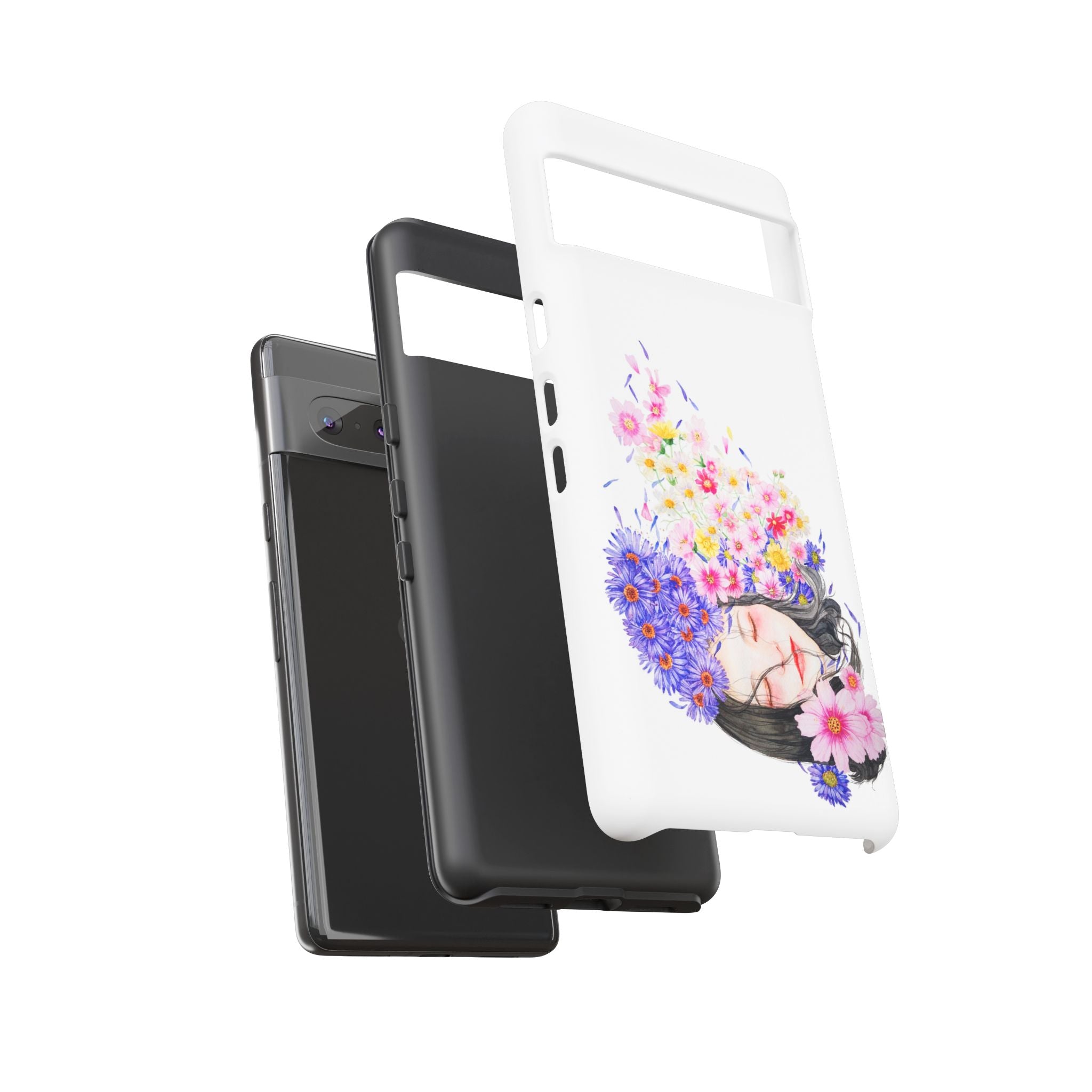 Floral Phone Case | Tough Cases | Cute Floral Design, Gift for Her, Spring Accessory, Mother's Day Gift, Stylish Protection