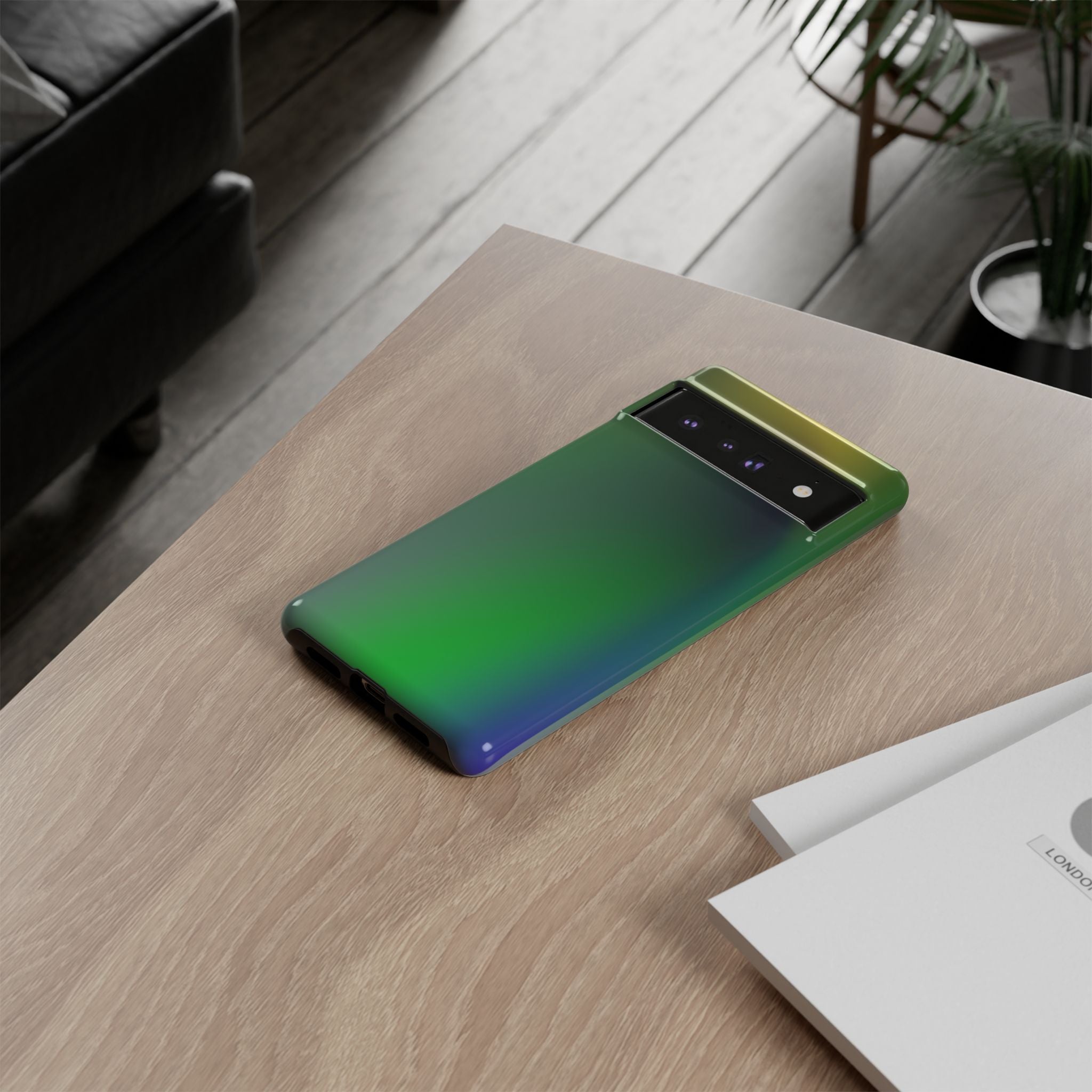 Gradient Phone Case - Tough Cases, Stylish Phone Cover, Gift for Tech Lovers, Unique Accessories, Modern Design