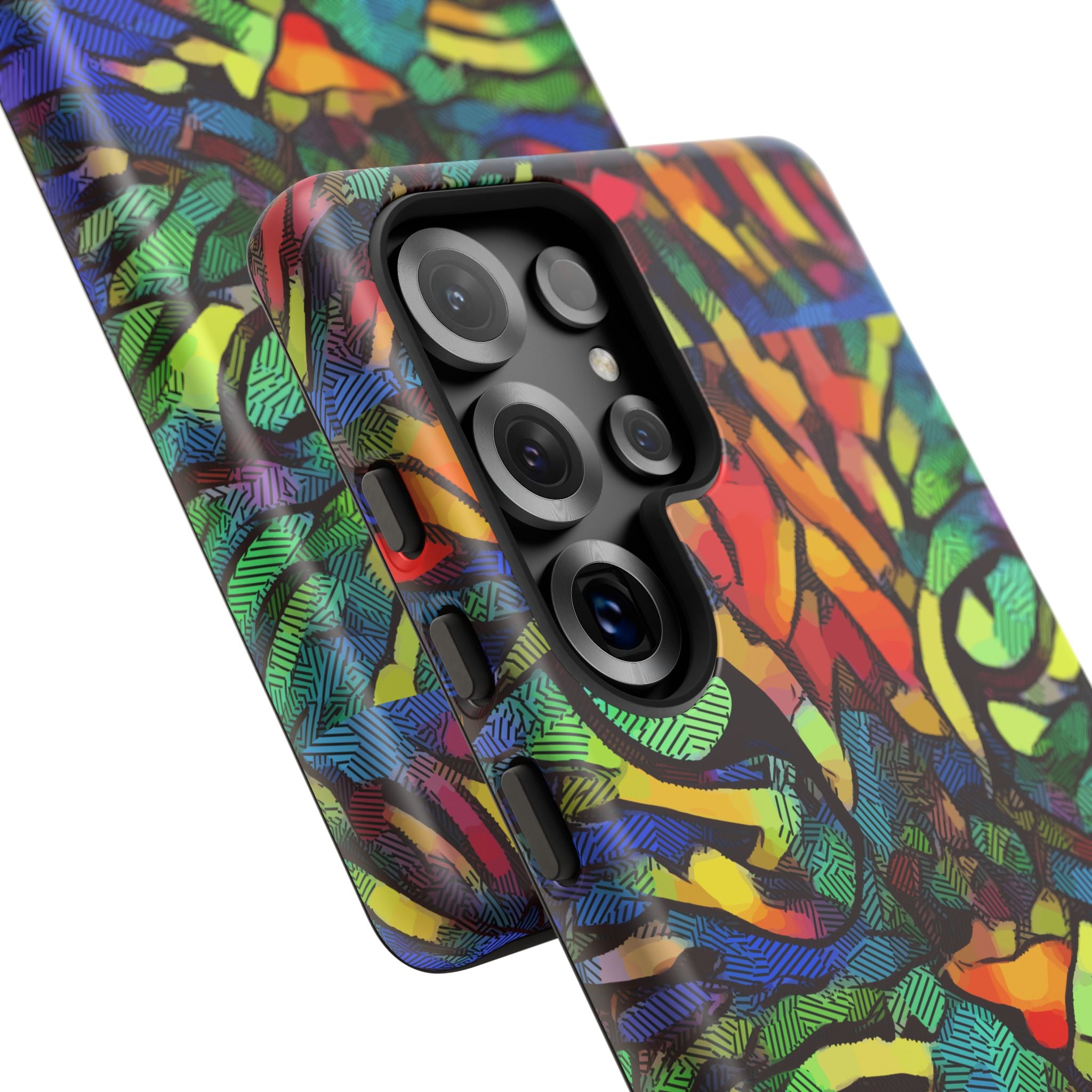 Colorful Phone Cases for Vibrant Style - Tough Cases, Unique Gifts, Animal Print, Artistic Design, Phone Accessories, Eco-Friendly