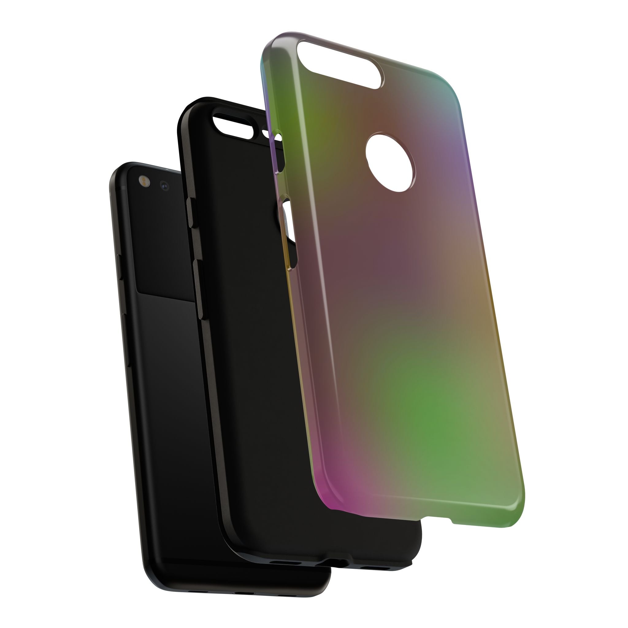 Colorful Gradient Phone Case, Tough Cases for Protection, Stylish Mobile Cover, Unique Gift, Modern Tech Accessory