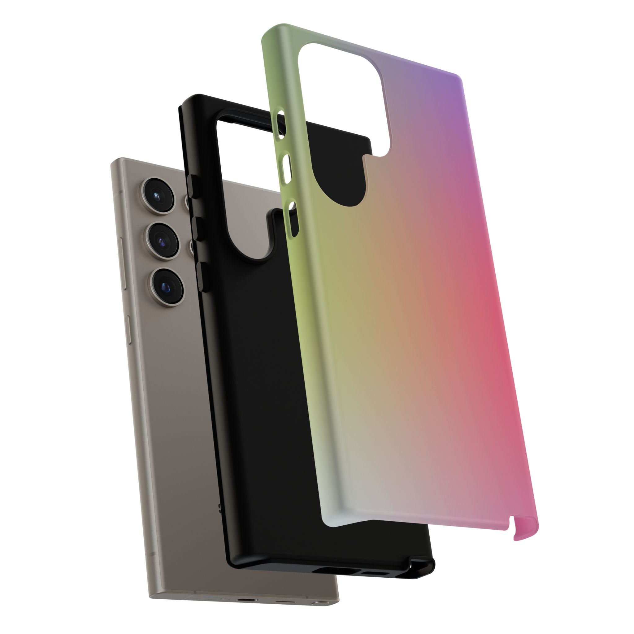 Gradient Phone Case, Tough Cases, Colorful Tech Accessory, Modern Phone Protection, Trendy Gift for Friends, Birthday, Holidays