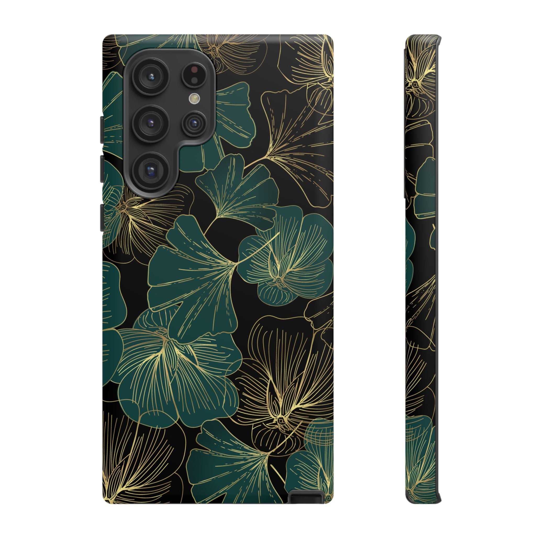 Floral Phone Case - Tough Cases, Protective Cover, Stylish Accessory, Gift for Her, Nature-Inspired Design