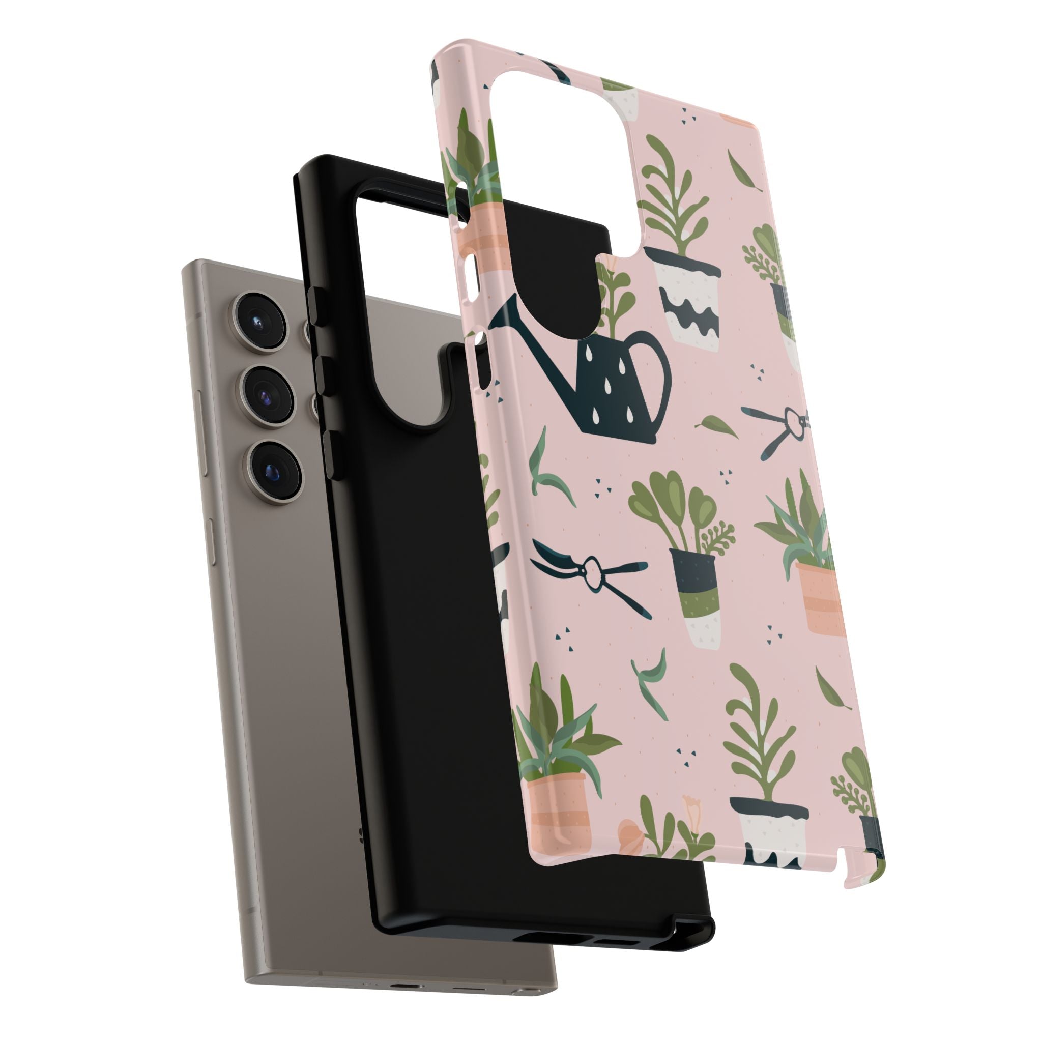Floral Phone Case, Cute Plant Lover Case, Gift for Gardeners, Phone Cover, Green Thumb Accessories, Mother's Day Gift