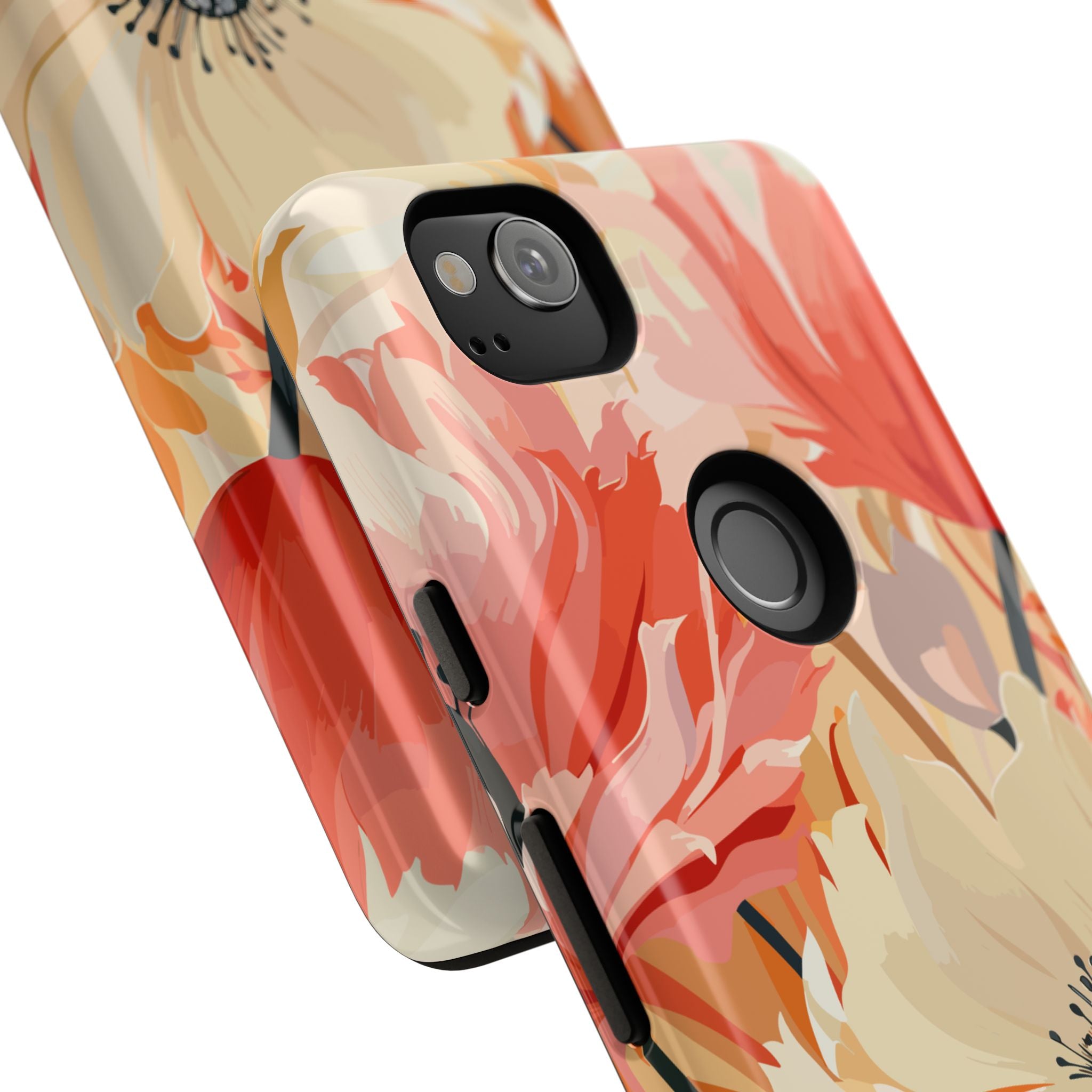 Floral Phone Case, Tough Protective Cover for Floral Lovers, Perfect Gift for Friends, Spring Celebration, Art Lovers Gift
