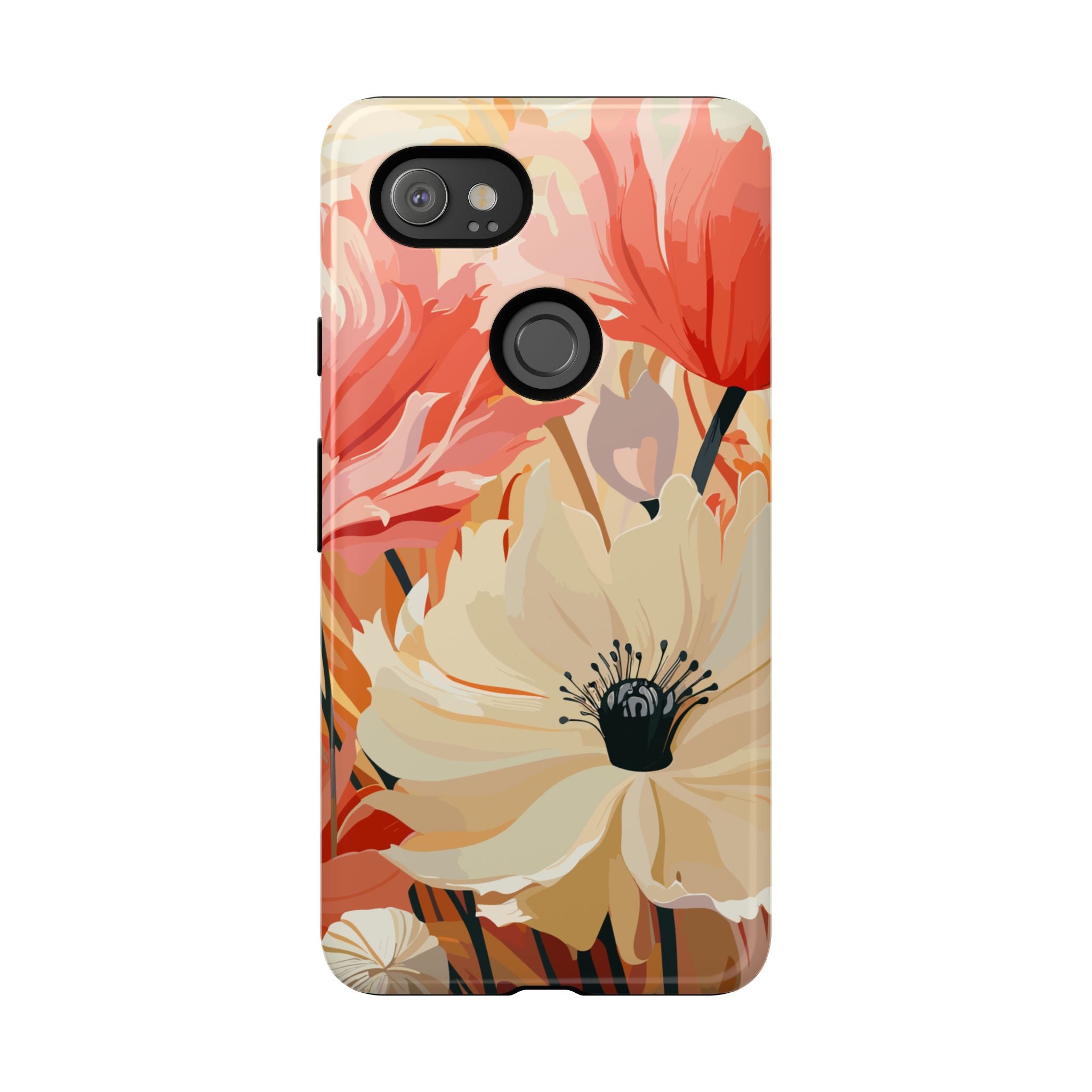 Floral Phone Case, Tough Protective Cover for Floral Lovers, Perfect Gift for Friends, Spring Celebration, Art Lovers Gift