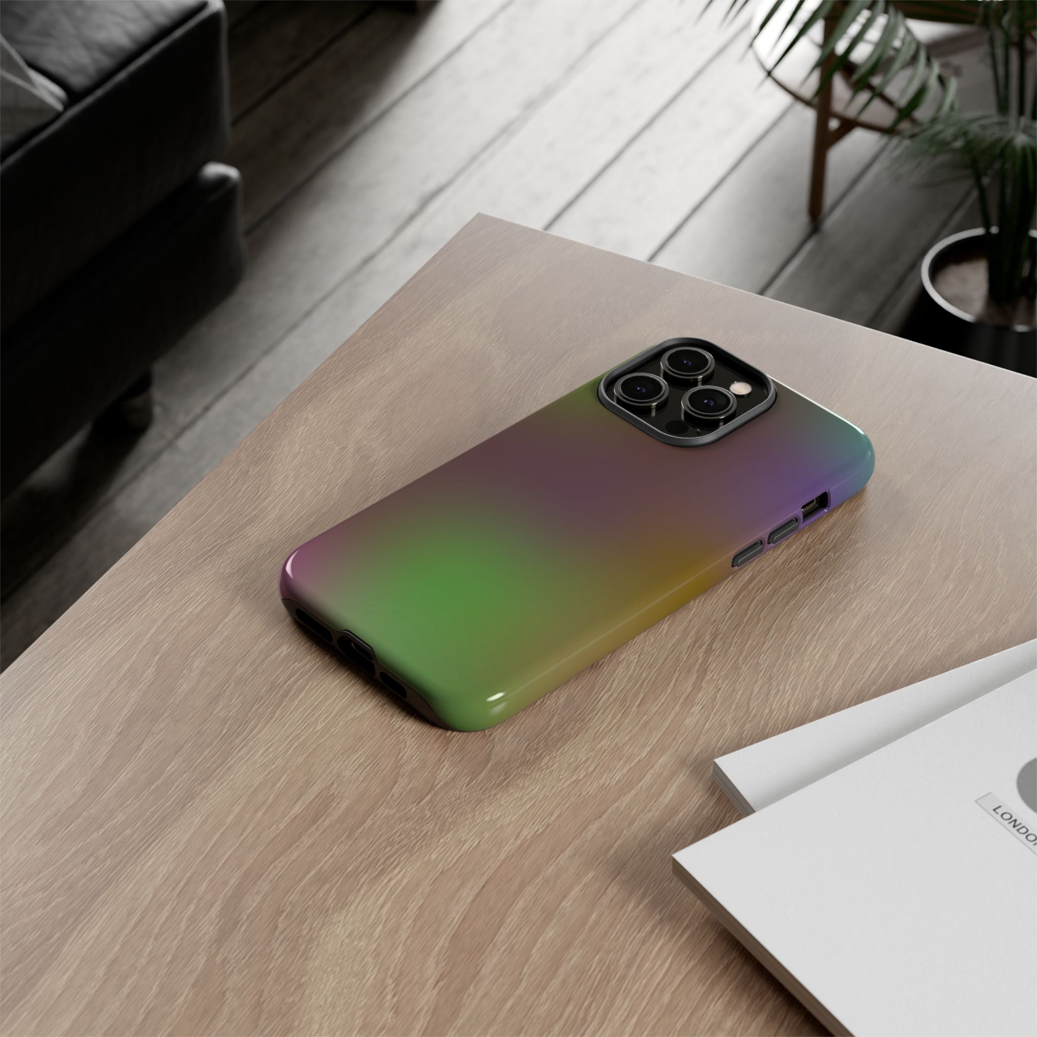 Colorful Gradient Phone Case, Tough Cases for Protection, Stylish Mobile Cover, Unique Gift, Modern Tech Accessory