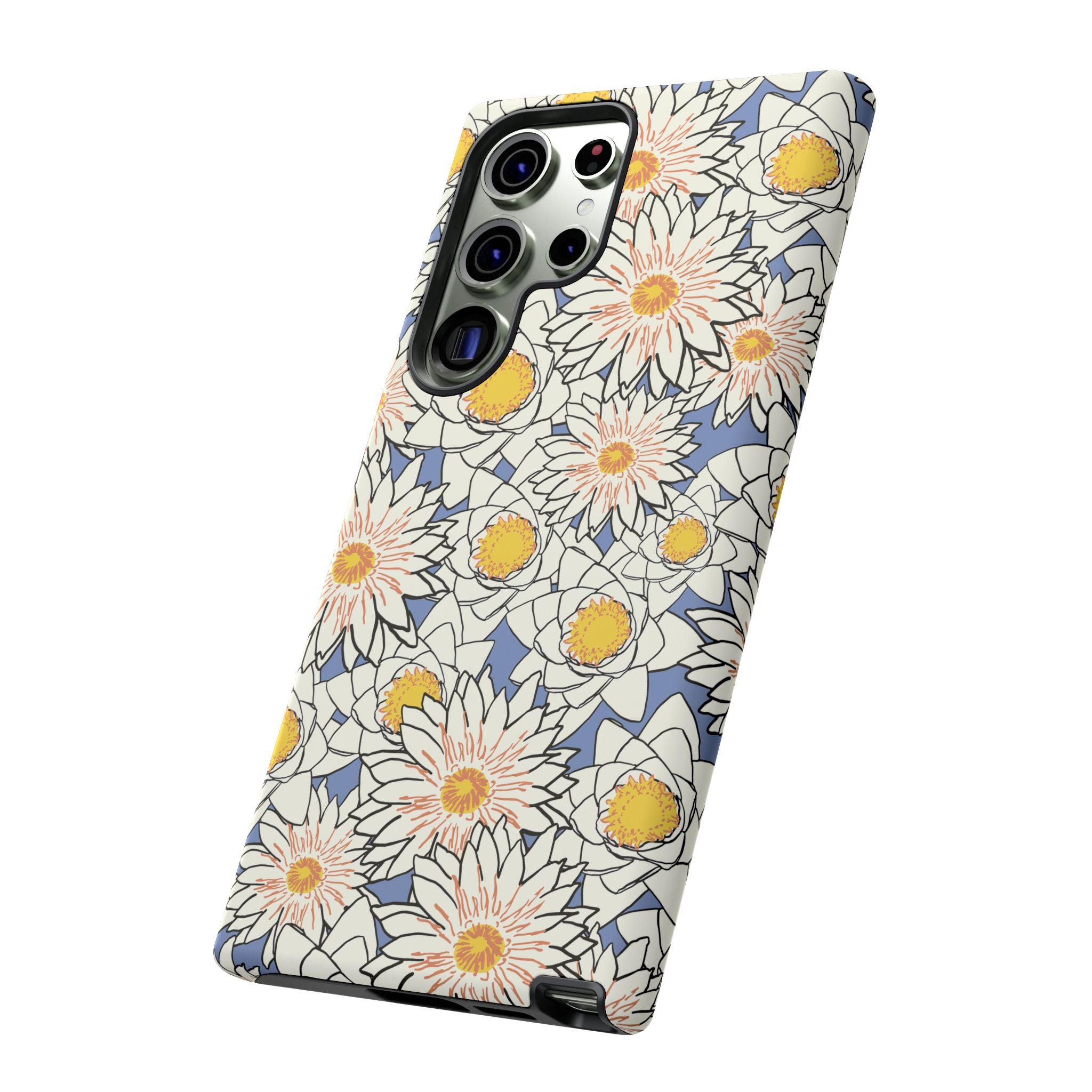 Stylish Phone Case, Floral Protective Cover, Gift for Nature Lovers, Trendy Tech Accessory, Customizable Phone Case