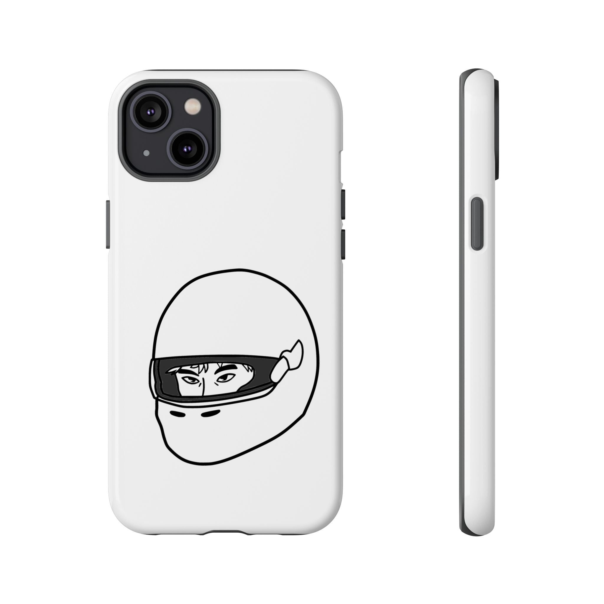 Stylish Phone Case with Racing Helmet Design | Tough Cases | Unique Gift, Motorcycle Enthusiast, Race Lover, Custom Accessory, Everyday Use