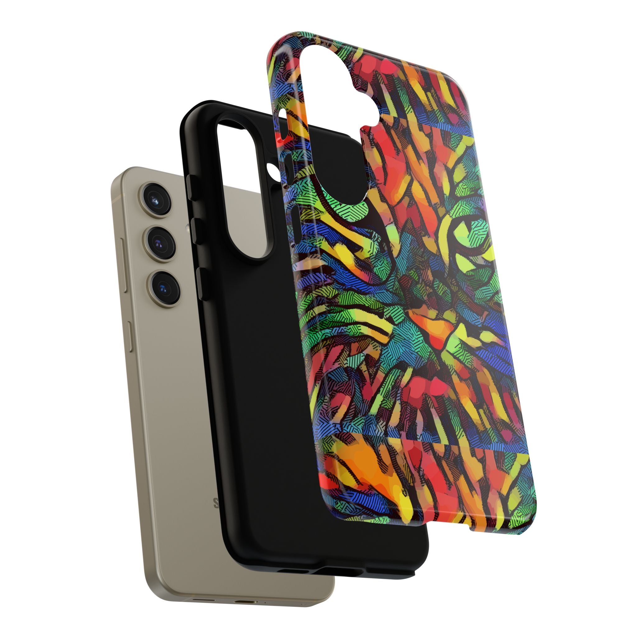 Colorful Phone Cases for Vibrant Style - Tough Cases, Unique Gifts, Animal Print, Artistic Design, Phone Accessories, Eco-Friendly