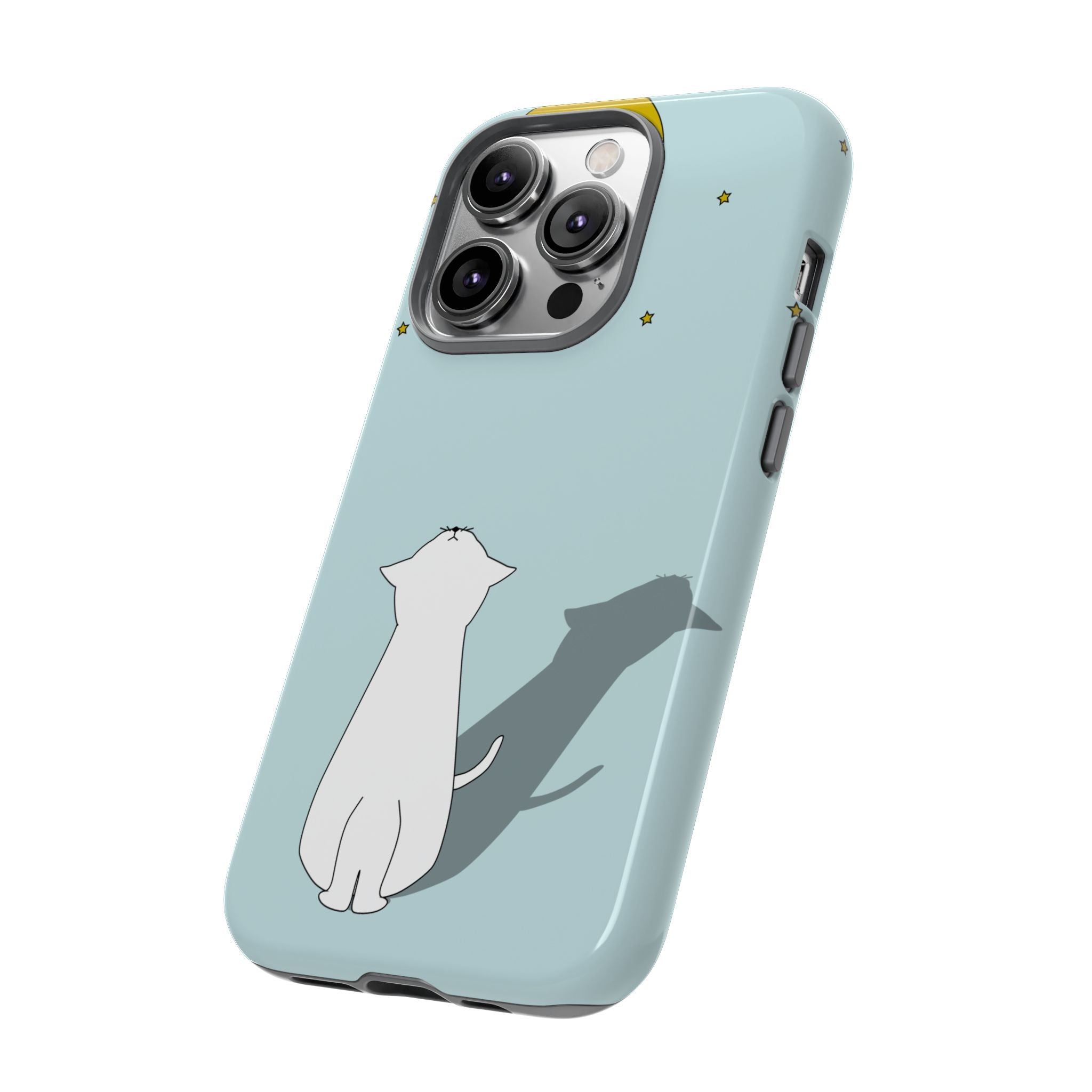 Cute Cat Phone Case, Tough Phone Cover, Pet Lover Gift, Unique Case, Animal Decor, Birthday Gift