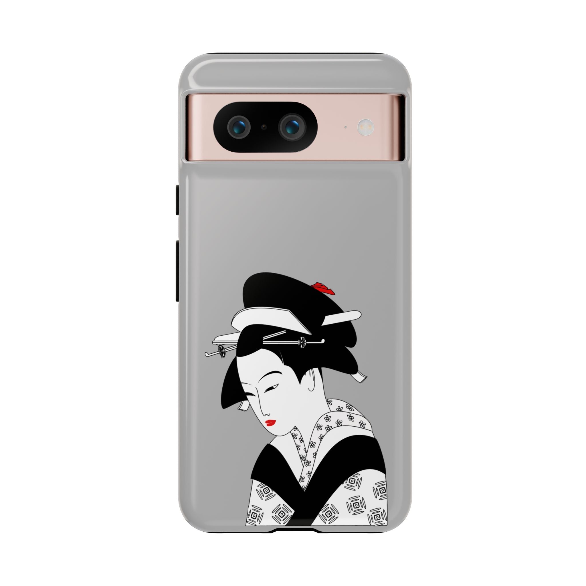 Stylish Phone Case with Japanese Geisha Design, Tough Phone Case, Cute Phone Cover, Japanese Art, Ethnic Style