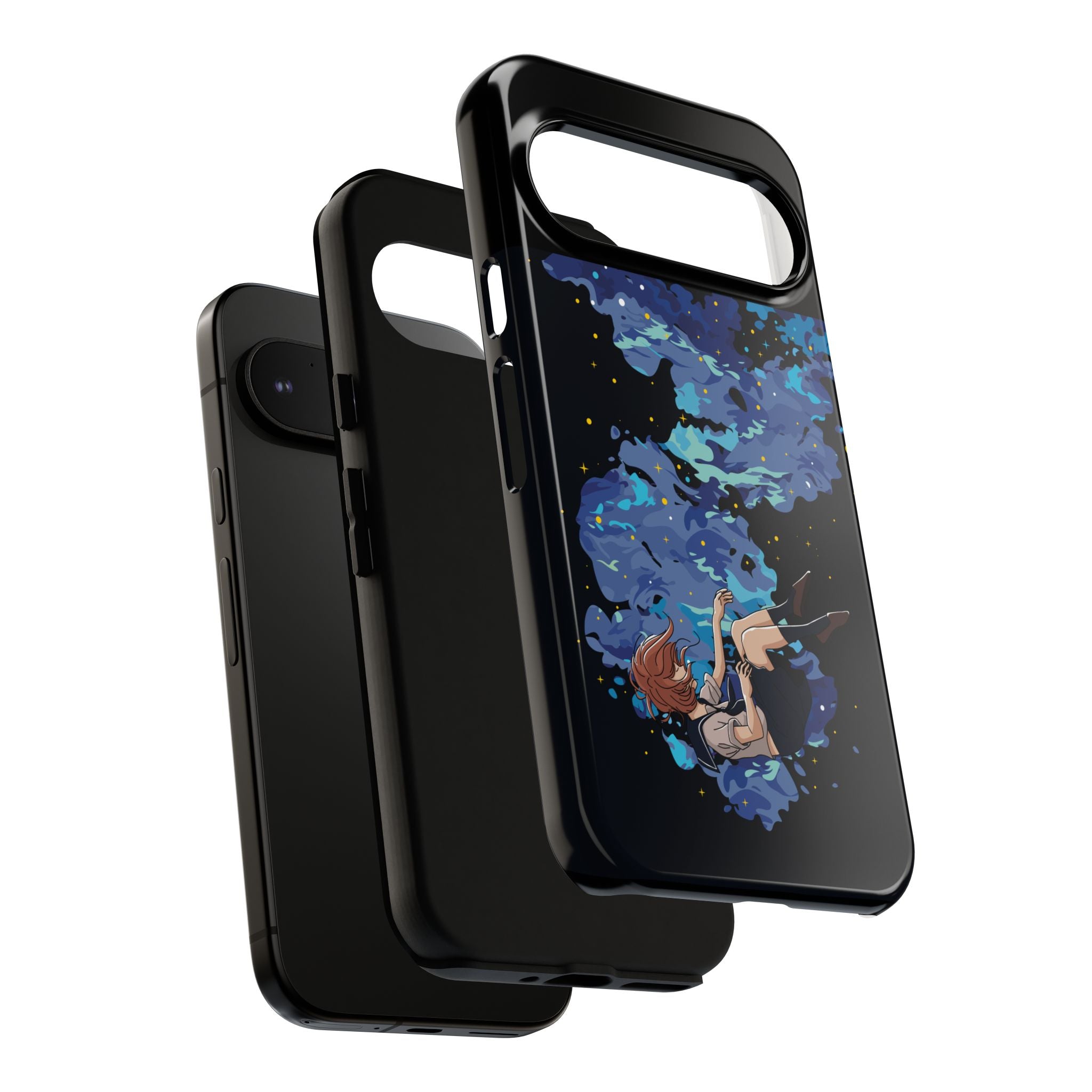 Tough Cases Phone Case - Artistic Galaxy Design, Cute Sleeve for Teens, Gift for Students, Unique Mobile Accessory, Trendy Tech Protection
