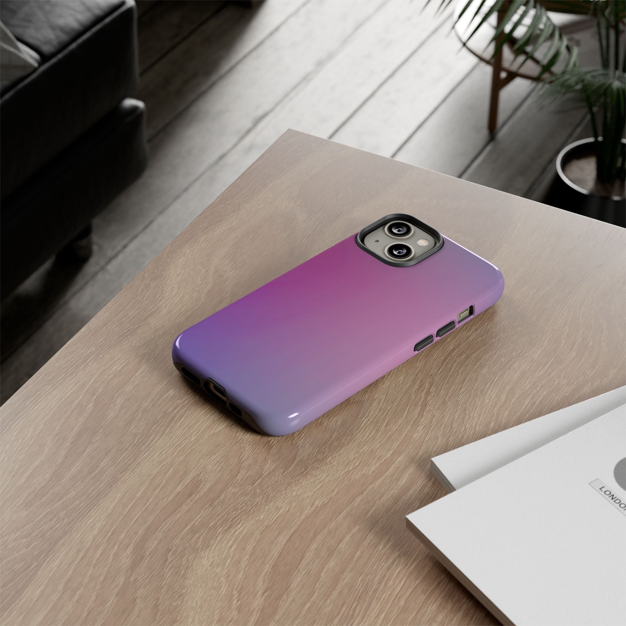 Stylish Phone Case, Tough Phone Cover, Gradient Phone Protector, Customizable Phone Shell, Durable Phone Accessory